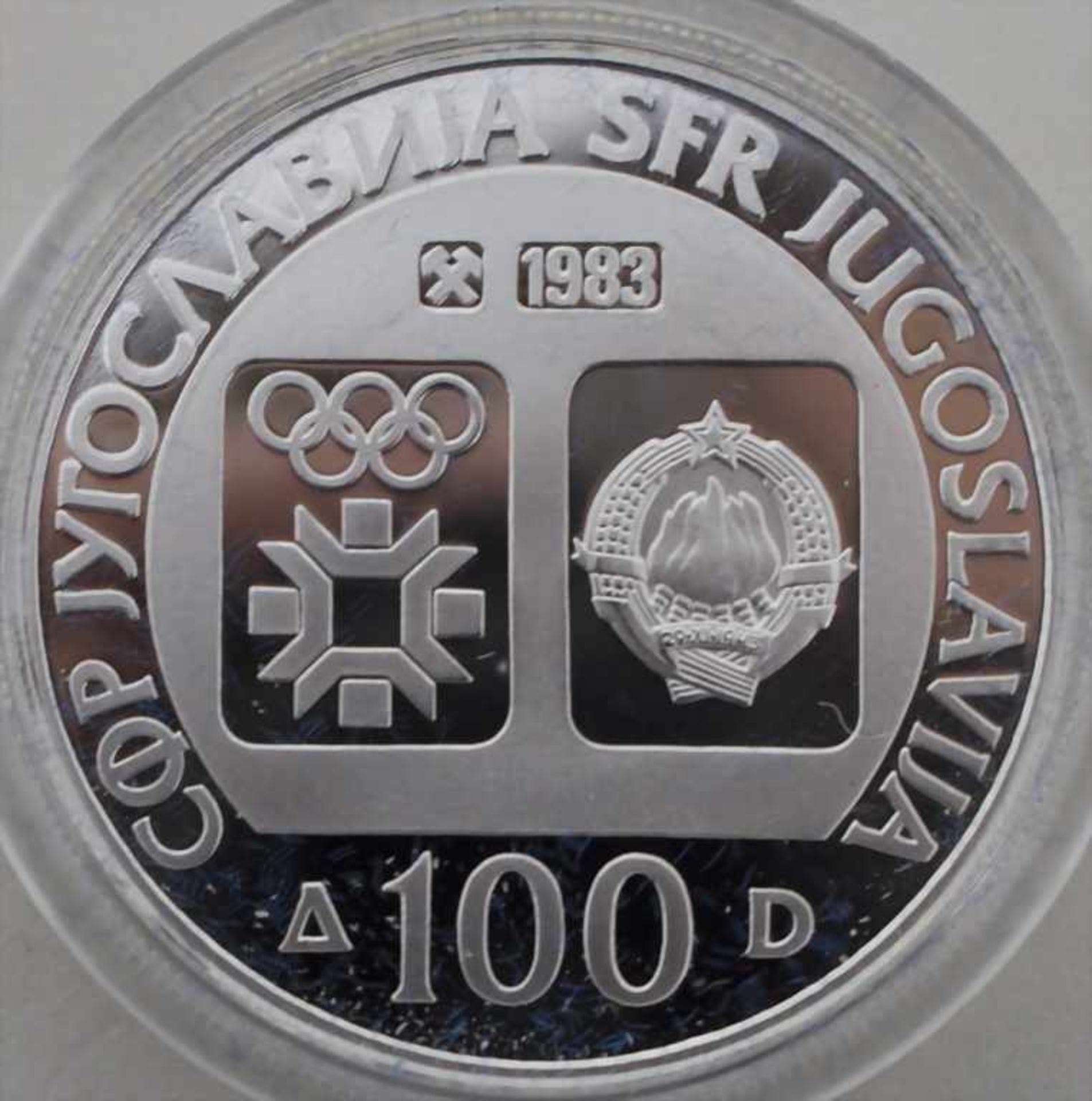 Gedenkmünzen Jugoslawien 'Olympiade Sarajevo 1984' / Silver coins Yugoslavia 'Sarajevo 1984 - Bild 7 aus 7