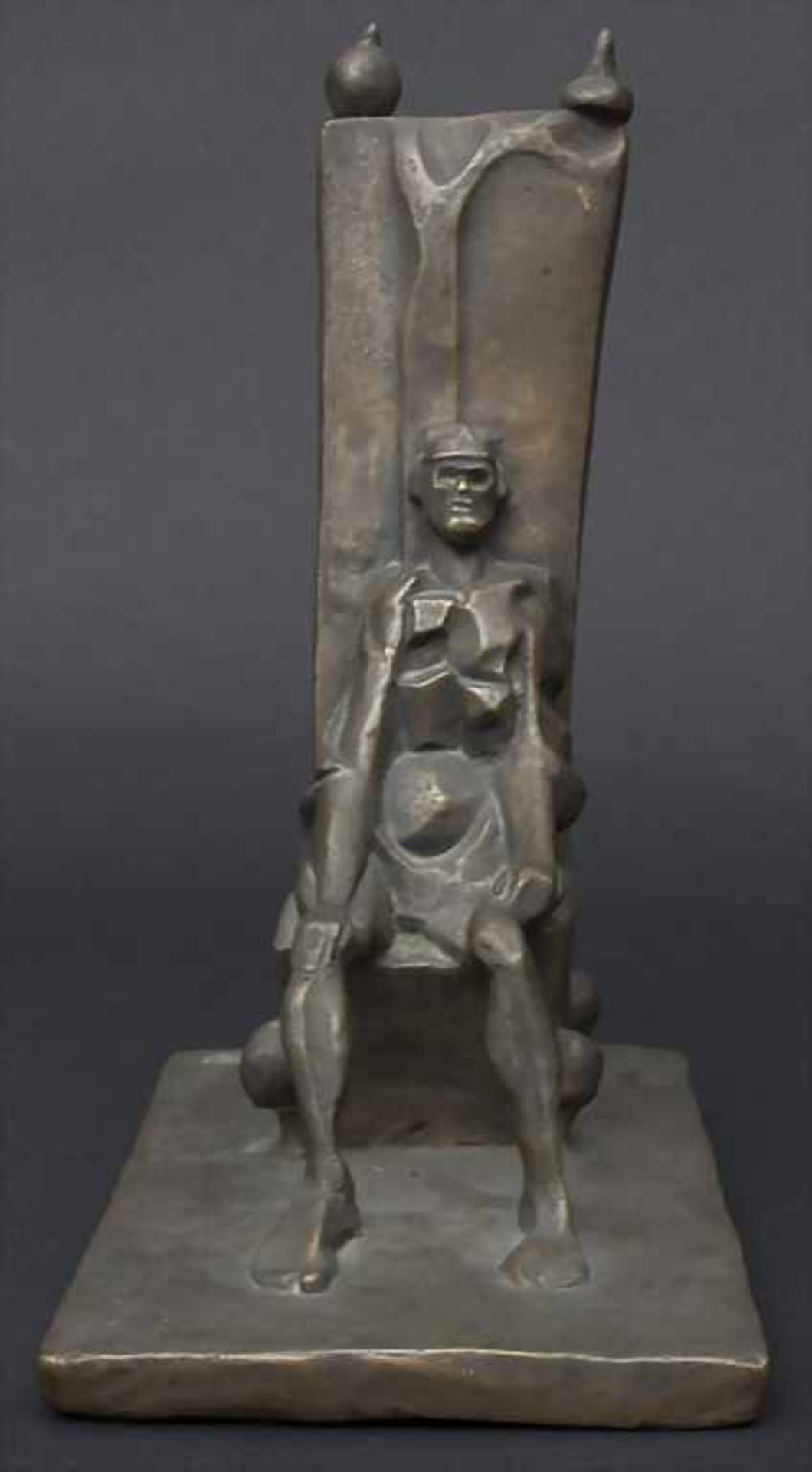 Lindig, Rudi, Skulptur 'Der kranke König'Material: Bronze, braungrau patiniertMarke/Signatur: li. am - Bild 2 aus 6