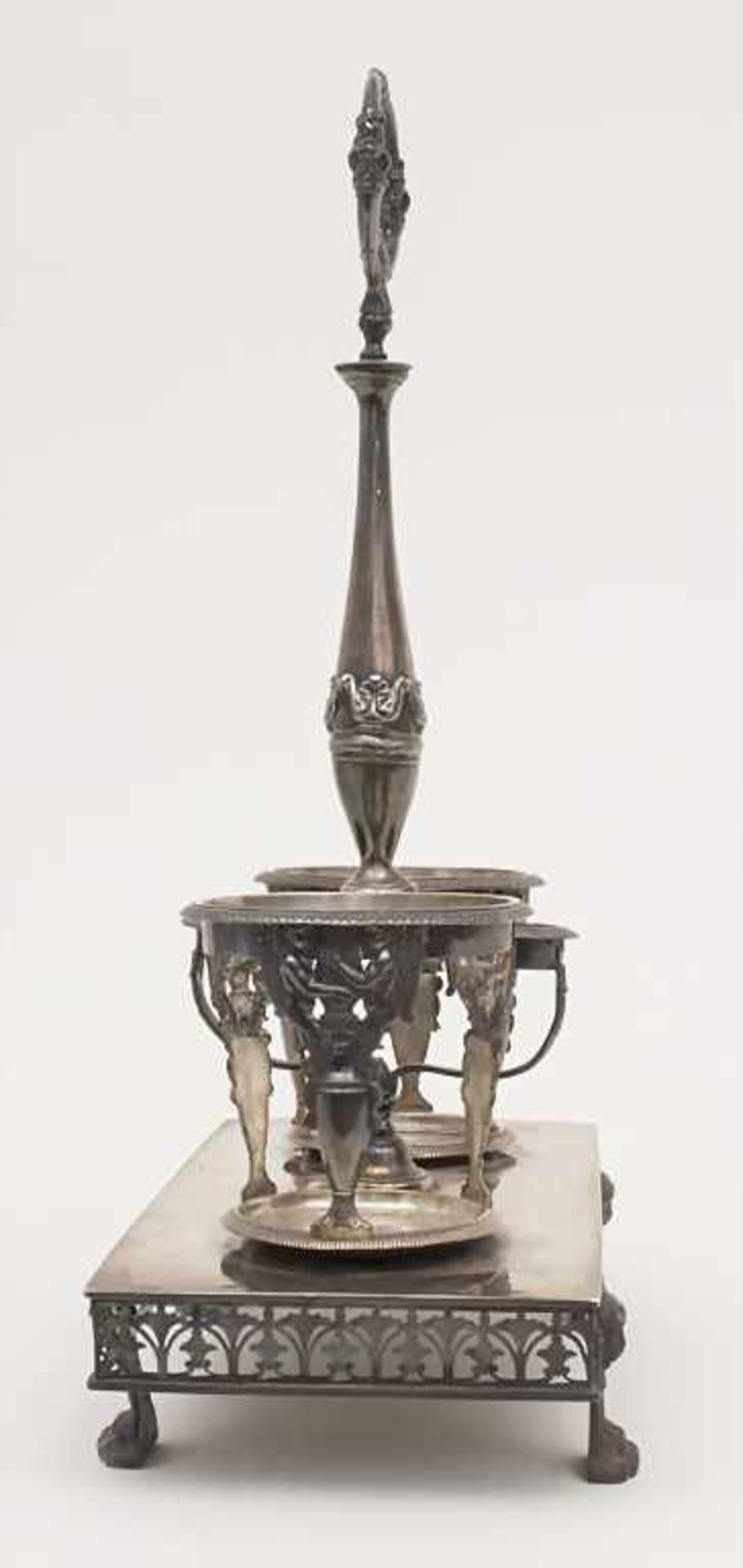 Empire-Menage / A silver cruet stand, Meister Jean-Pierre Bibron, Paris, 1803-1809Material: Silber - Bild 5 aus 11