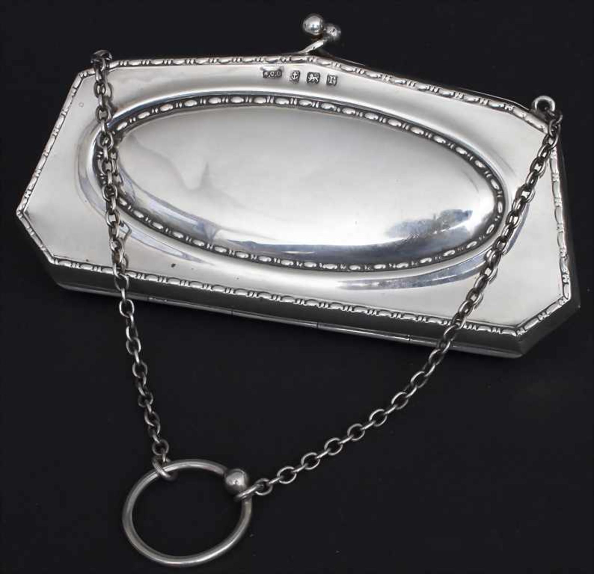 Silber Täschchen / A silver purse, Henry Clifford Davis, Birmingham, 1916Material: 925er Silber,