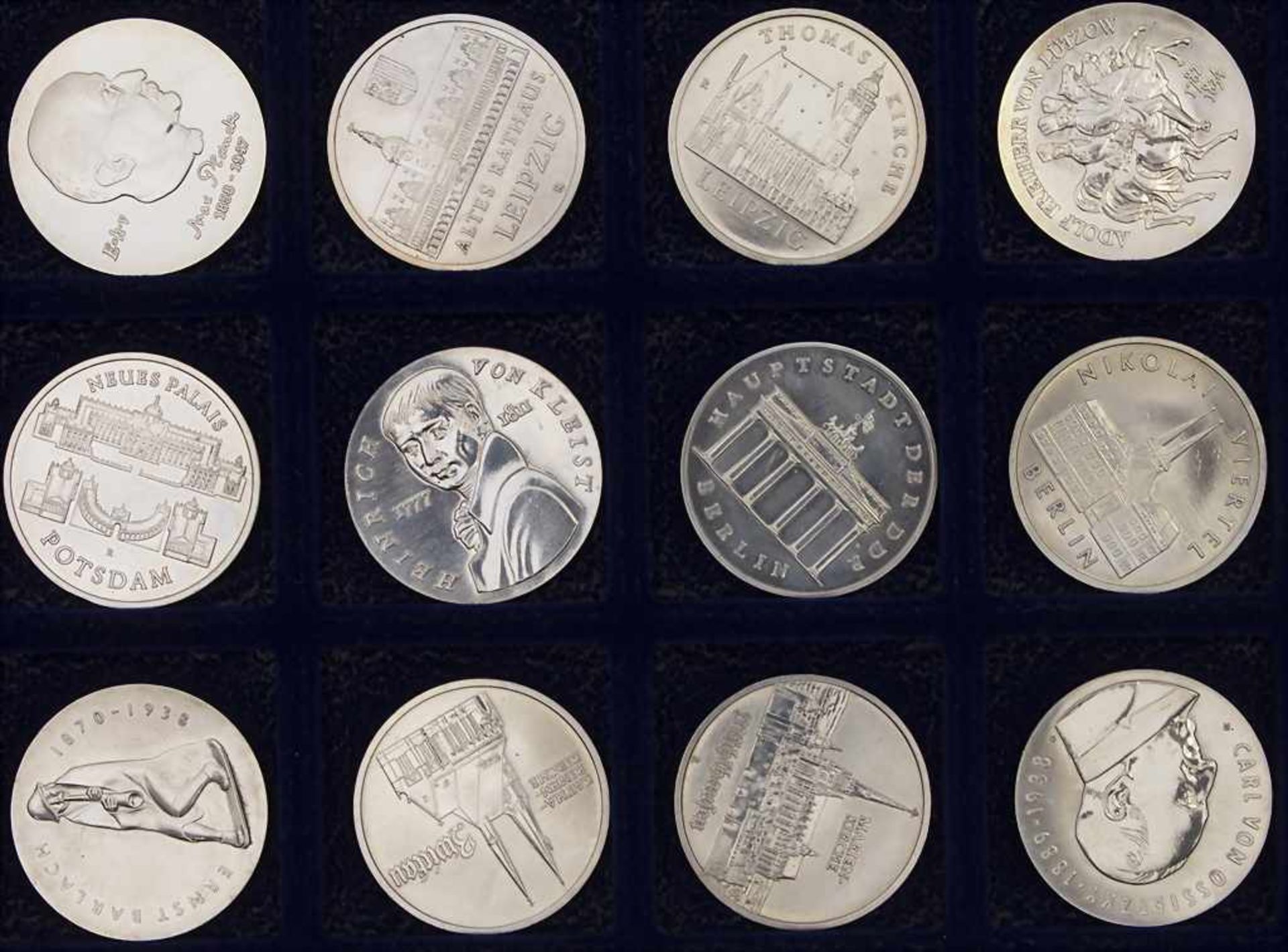 Komplette Sammlung Gedenkmünzen der DDR / Collection commemorative coins of the GDR* 5 Mark: - Bild 18 aus 22