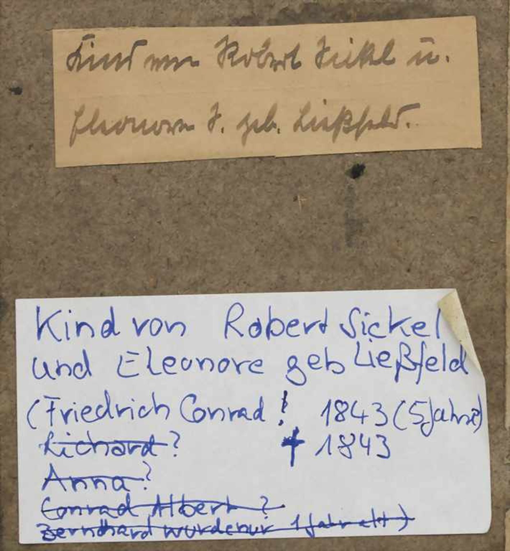 Carl Schnorr von Carolsfeld (1819-1874), 2 Kinderporträts der Familie SickelGroßes Porträt: Kind von - Image 4 of 5