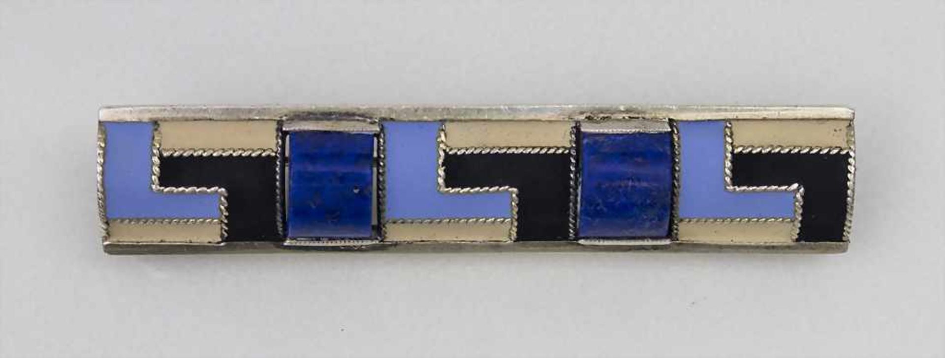 Art Deco Brosche / An Art Deco brooch, Theodor Fahrner, Pforzheim, um 1925Material: Silber 935,