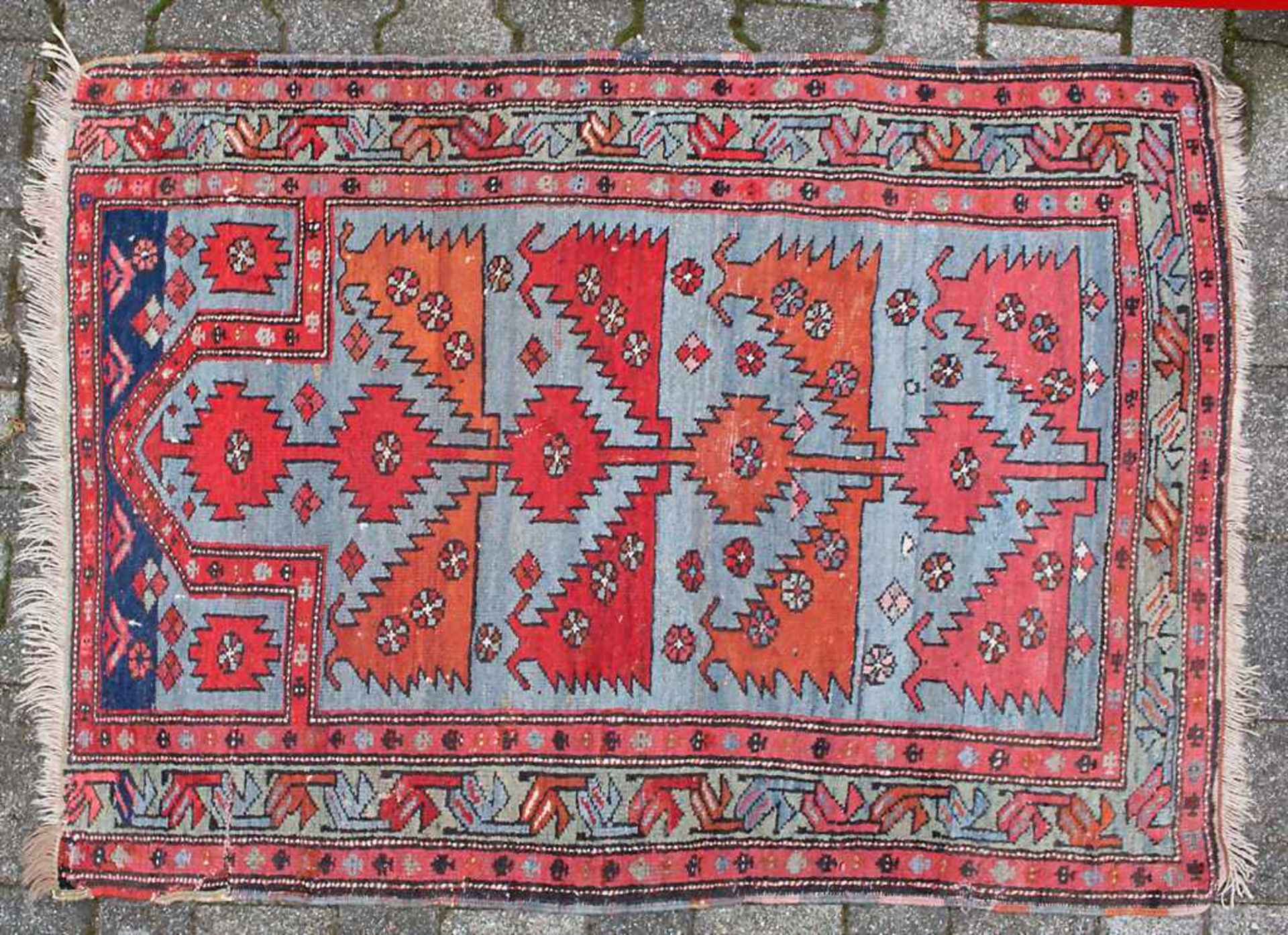 Teppich / A carpet, AnatolienMaterial: Wolle auf Baumwolle, Maße: 130 x 79 cm,Zustand: gut,