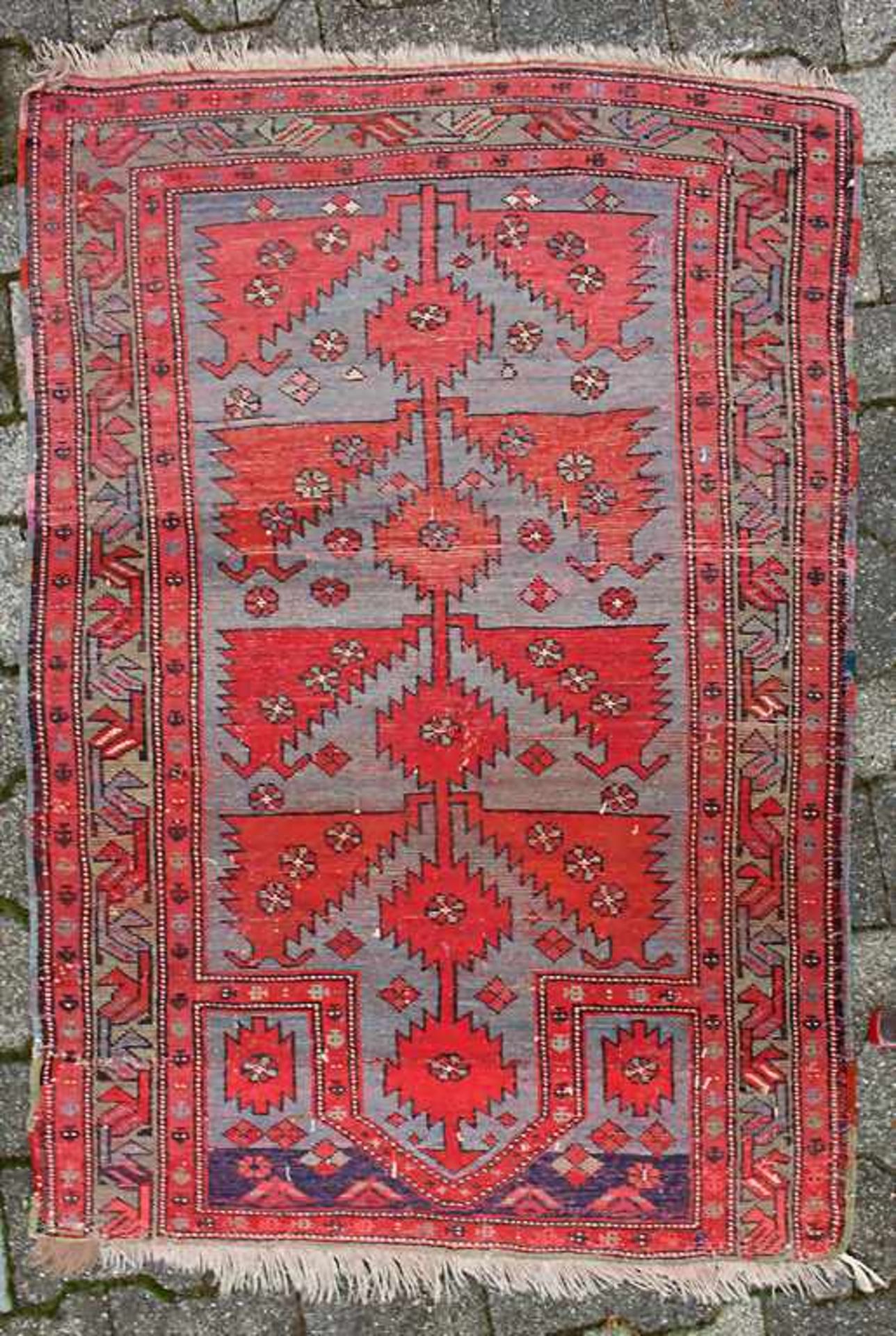 Teppich / A carpet, AnatolienMaterial: Wolle auf Baumwolle, Maße: 130 x 79 cm,Zustand: gut, - Image 2 of 4