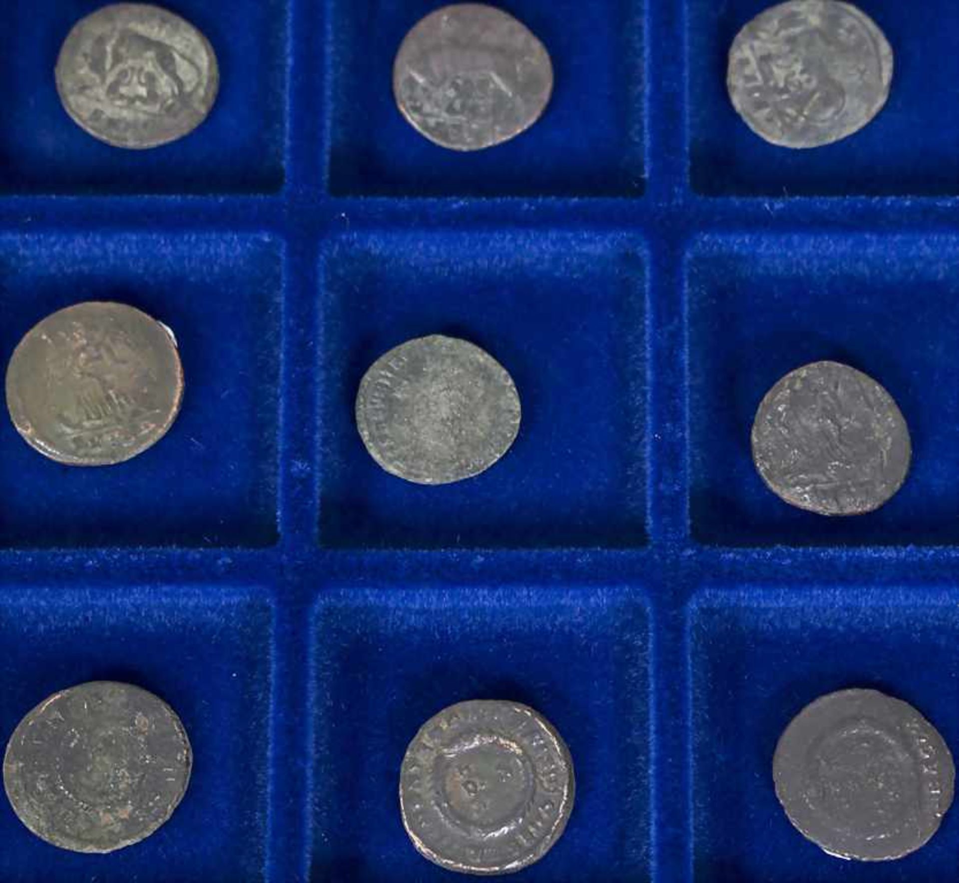20 Römische Münzen / 20 Roman coinsMaterial: Bronze,Durchmesser: ca. 13 - 19 mm,Zustand: gut, alt - Image 2 of 2