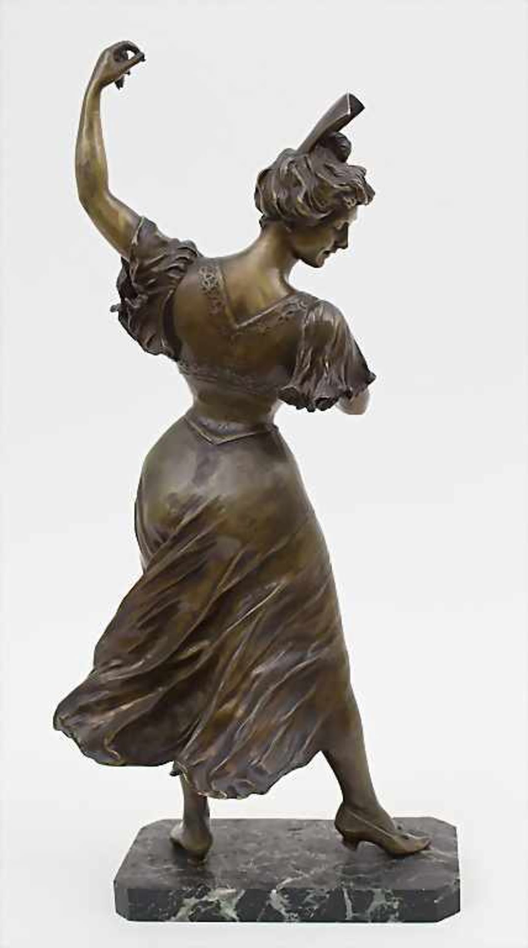 Amélie Colombier (19.-20. Jh.) für Goldscheider, 'Carmencita'Technik: Bronze, patiniert, auf - Image 2 of 7