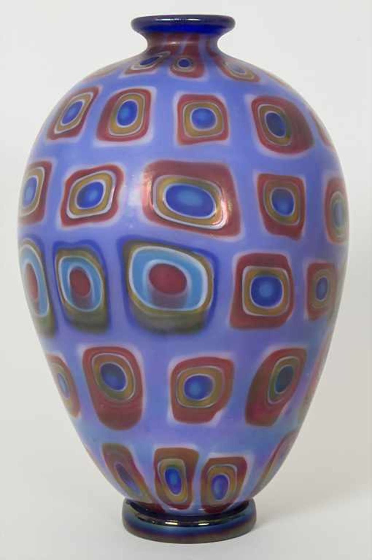 Große Vase / A large vase, Moretti Franco, Murano, 2. Hälfte 20. Jh.Material: farbloses Glas, in der
