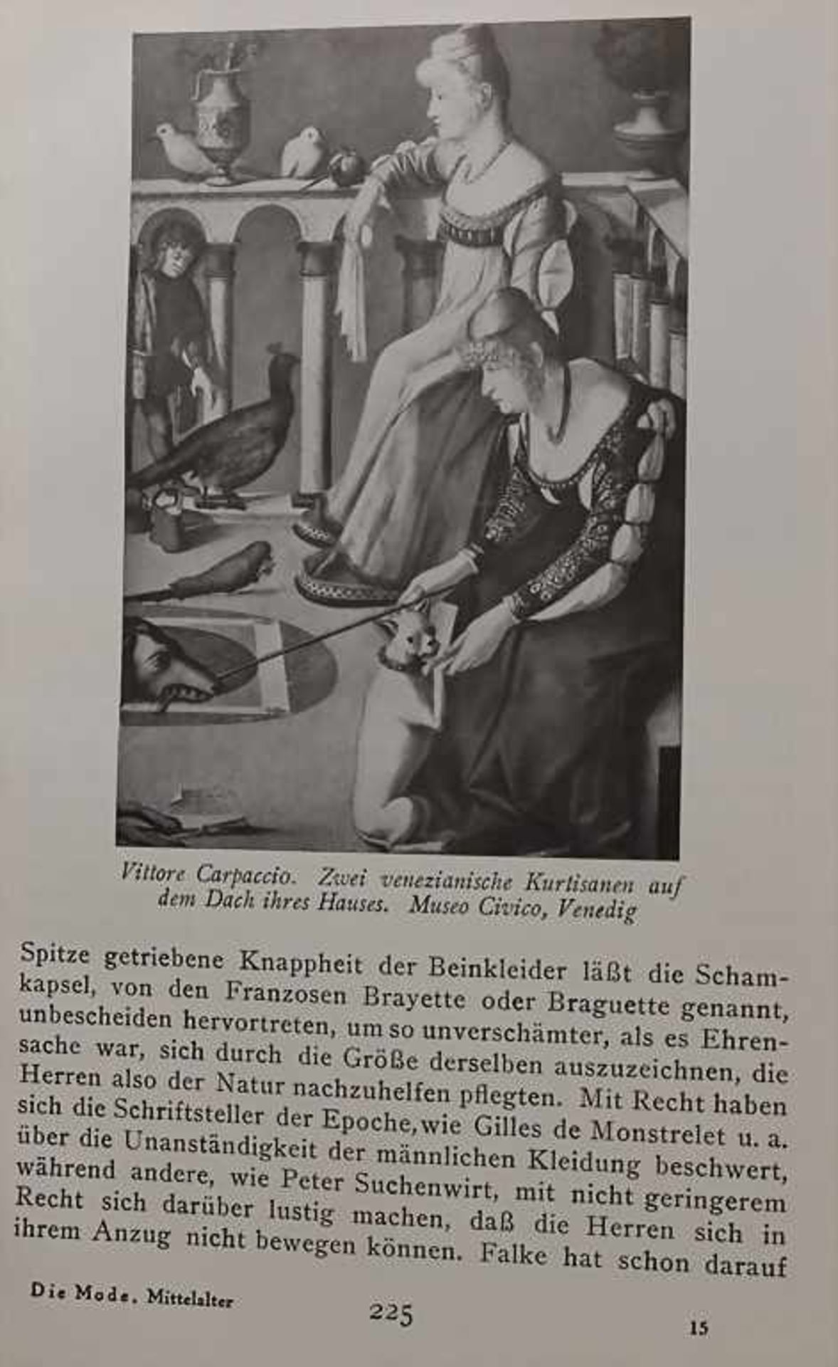 Boehn, Max von.: Die Moden, 8 BänderTitel:1. Mittelalter2. Das 16. Jh.,3. Das 17. Jh.,4. Das 18. - Image 5 of 5