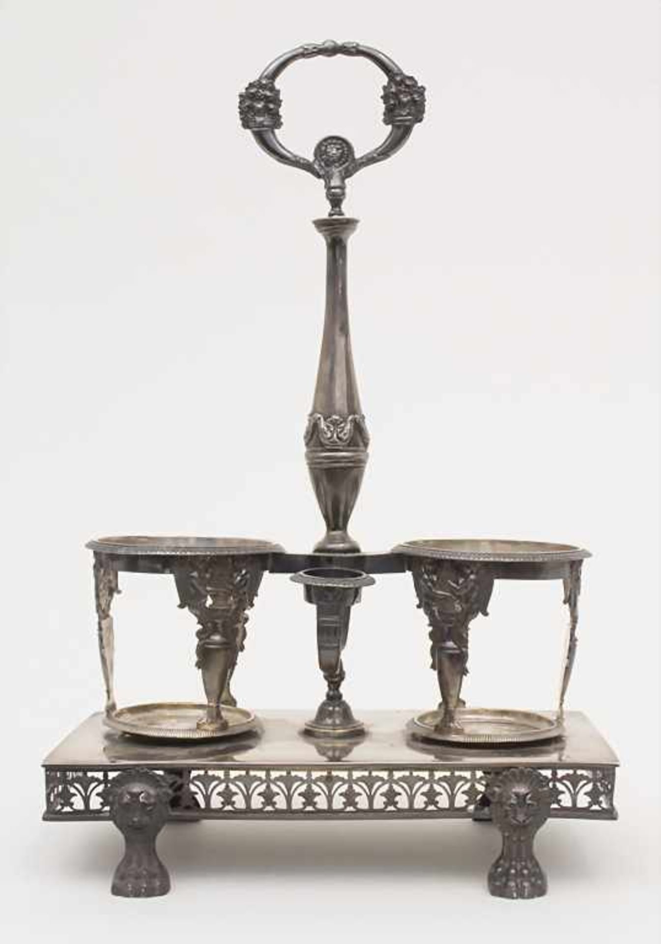 Empire-Menage / A silver cruet stand, Meister Jean-Pierre Bibron, Paris, 1803-1809Material: Silber