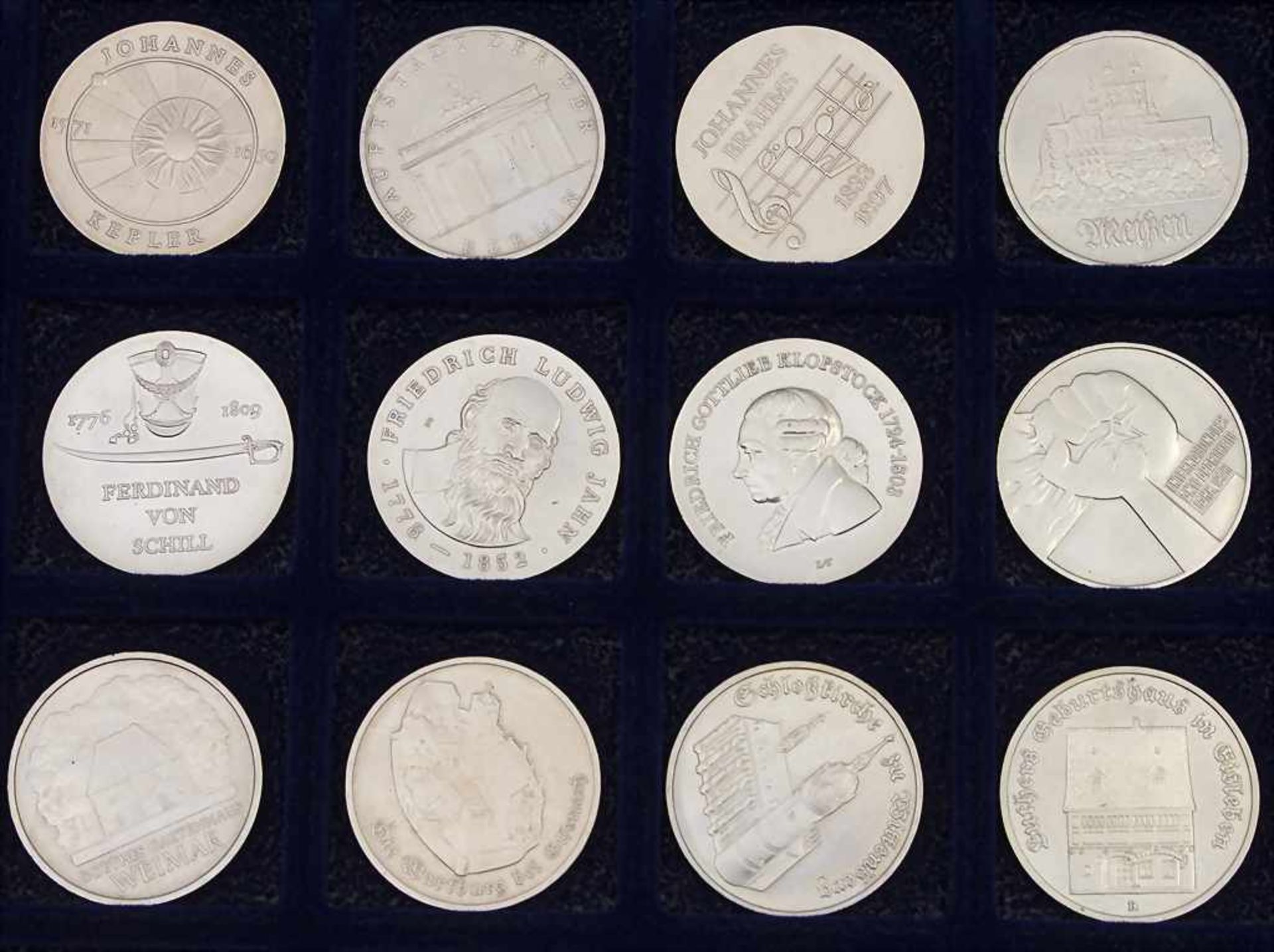 Komplette Sammlung Gedenkmünzen der DDR / Collection commemorative coins of the GDR* 5 Mark: - Bild 16 aus 22