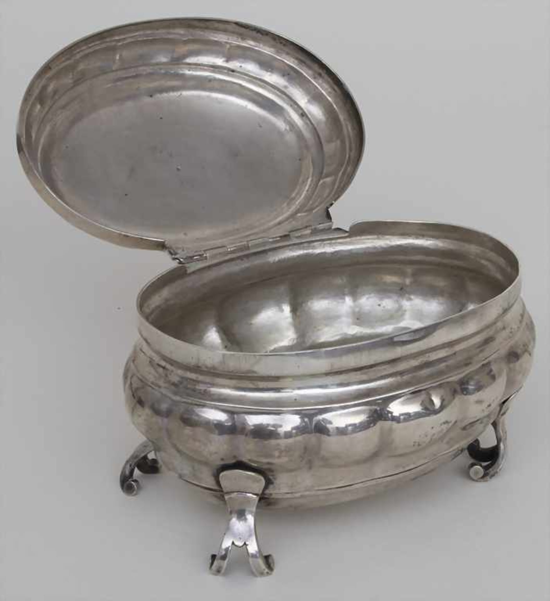 Barock Zuckerdose / A Baroque sugar bowl, Straßburg / Strasbourg, um 1794Material: Silber 13 Lot, - Bild 7 aus 9
