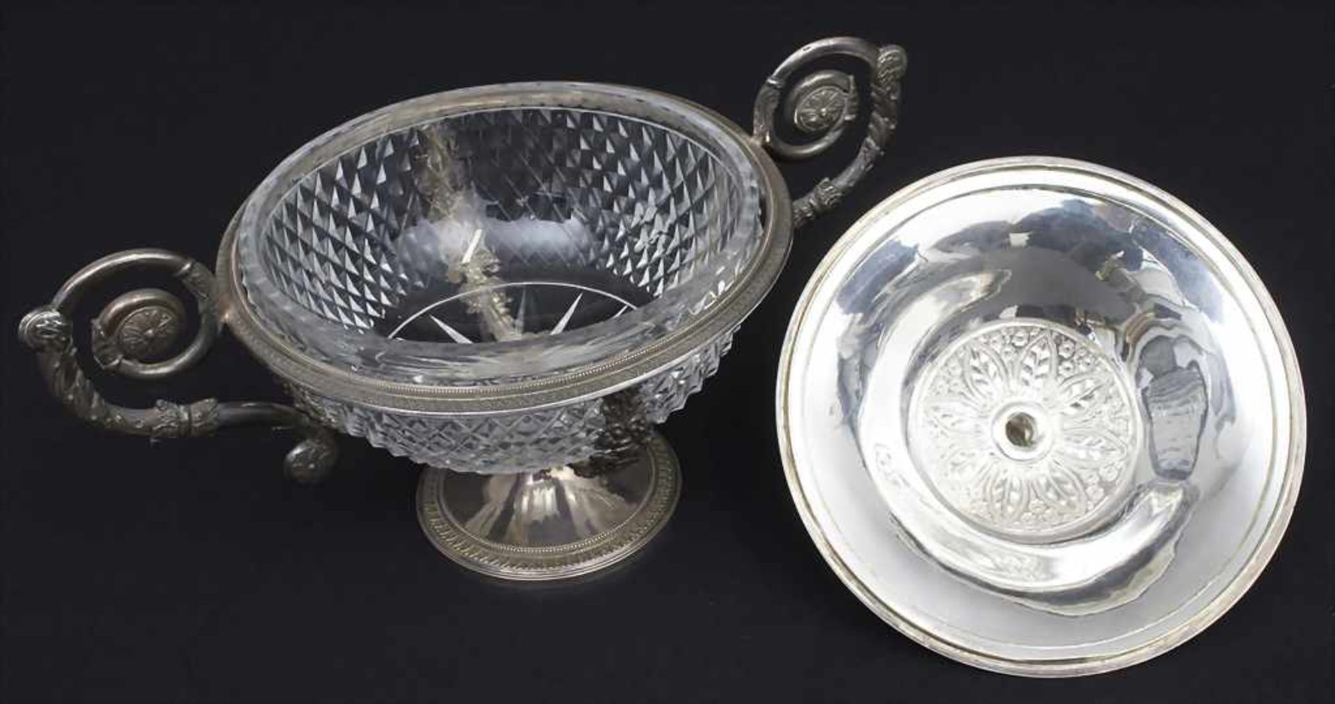 Deckeldose / A lidded silver bowl, Brüssel / Brussels, um 1840Material: Silber 950, mit - Bild 6 aus 11