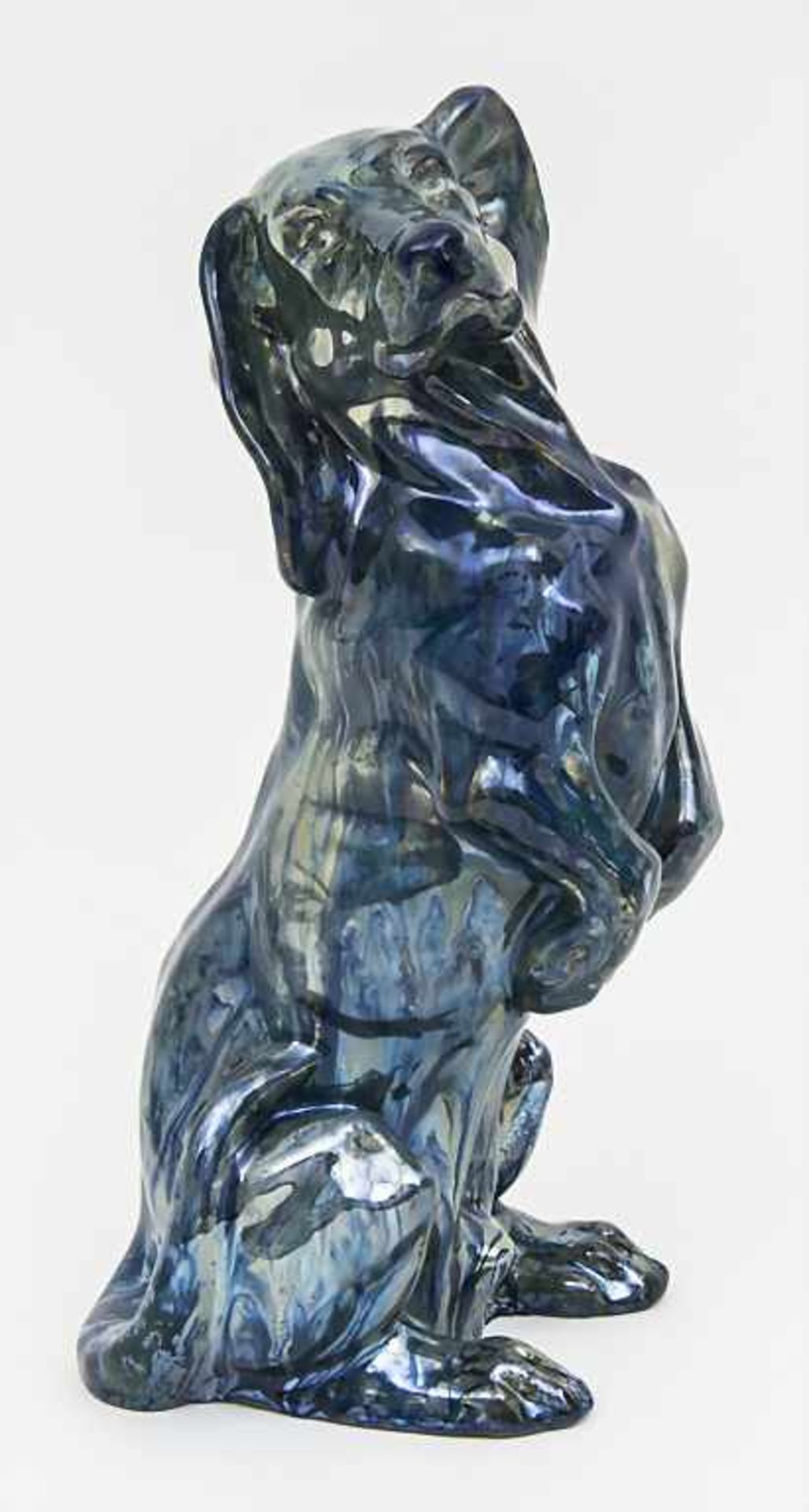Art Déco Tierskulptur 'Dackel' / An Art Deco sculpture of a dachshund, Charles Virion,