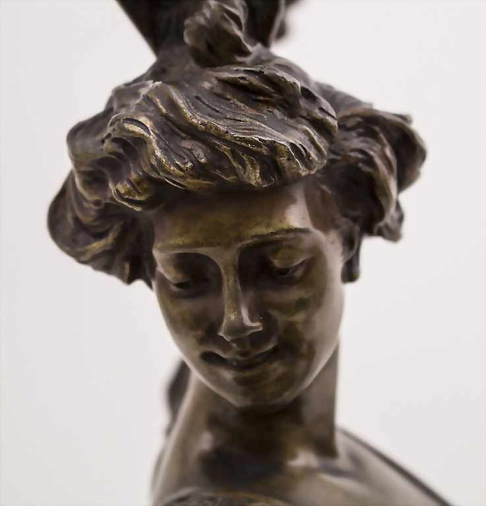 Amélie Colombier (19.-20. Jh.) für Goldscheider, 'Carmencita'Technik: Bronze, patiniert, auf - Image 3 of 7