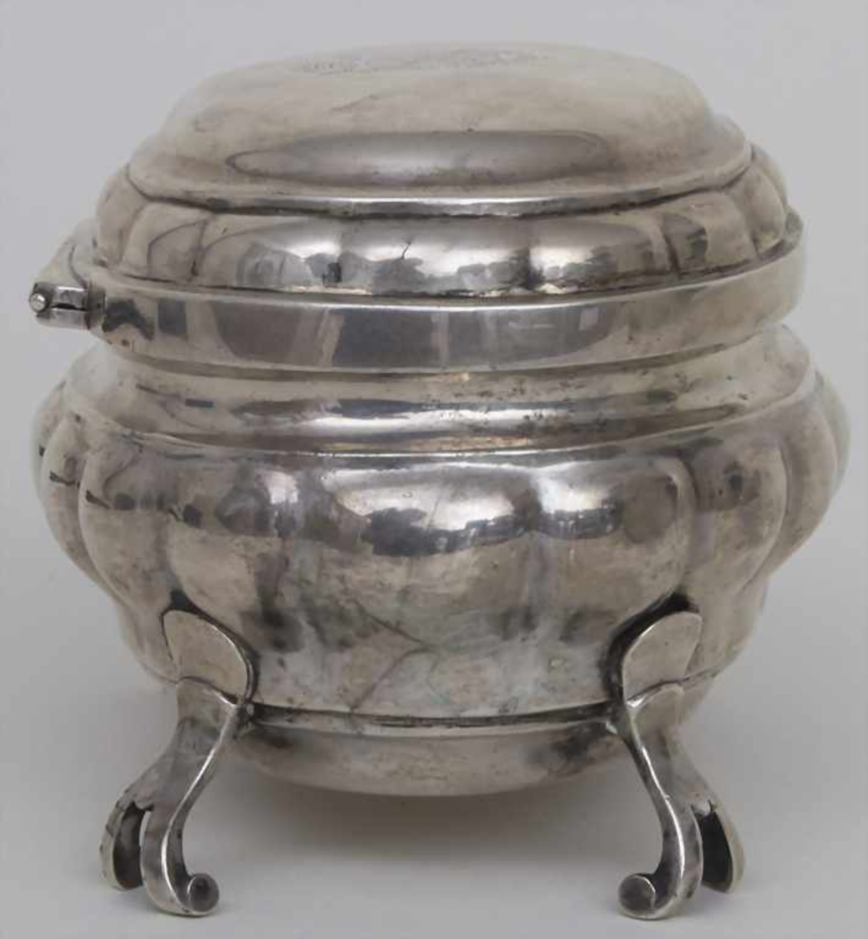 Barock Zuckerdose / A Baroque sugar bowl, Straßburg / Strasbourg, um 1794Material: Silber 13 Lot, - Bild 4 aus 9
