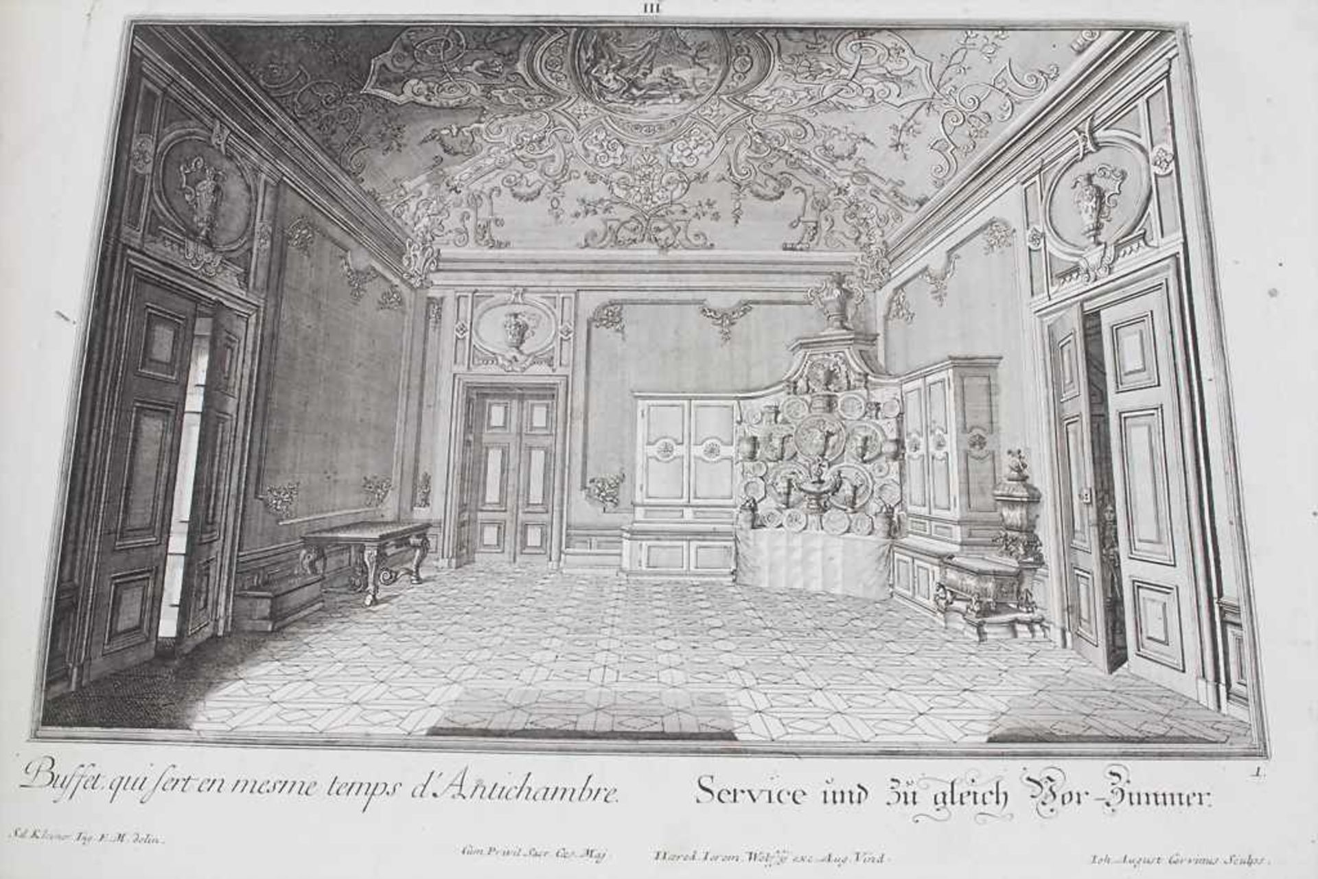 Salomon Kleiner (1700-1761), 'Suitte des Residences Memorables Eugene Francois Duc de Savoye et de - Image 12 of 12
