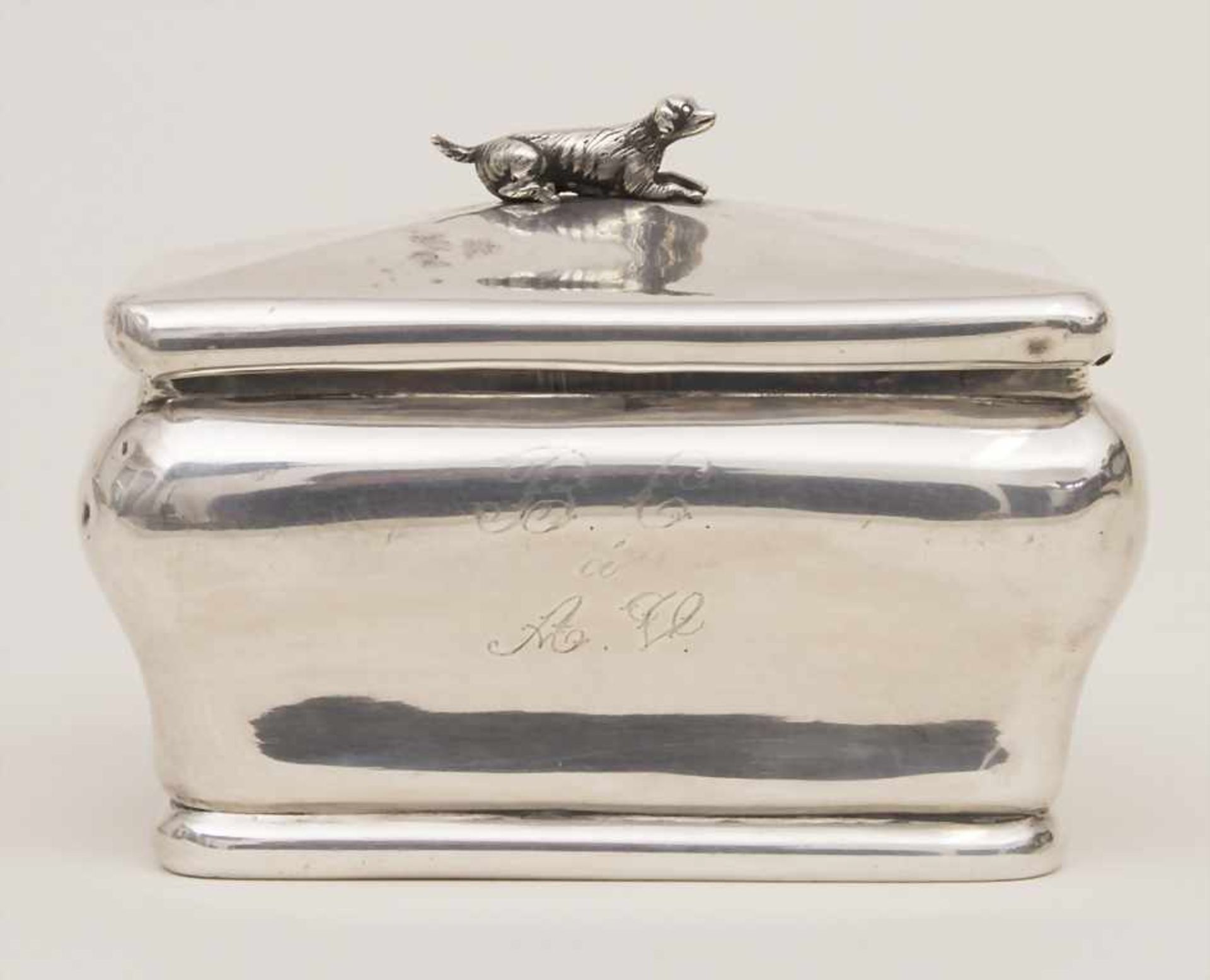 Seifendose / A silver soap box, J. Carreras, Barcelona, 19. Jh.Material: Silber, Punzierung: