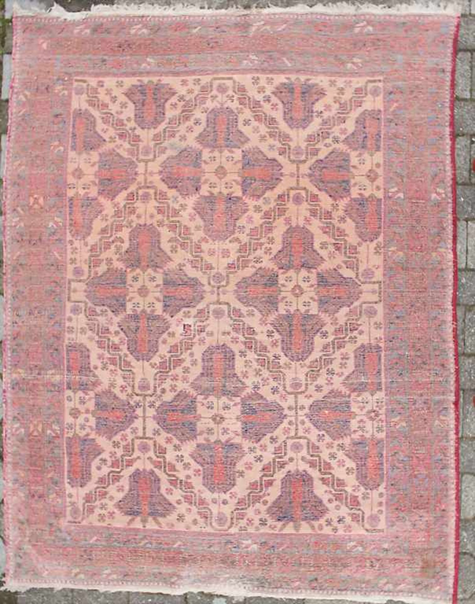 Teppich / A carpetMaterial: Wolle, Maße: 195 x 150 cm, Zustand: gut, partiell etwas betreten - Image 3 of 4
