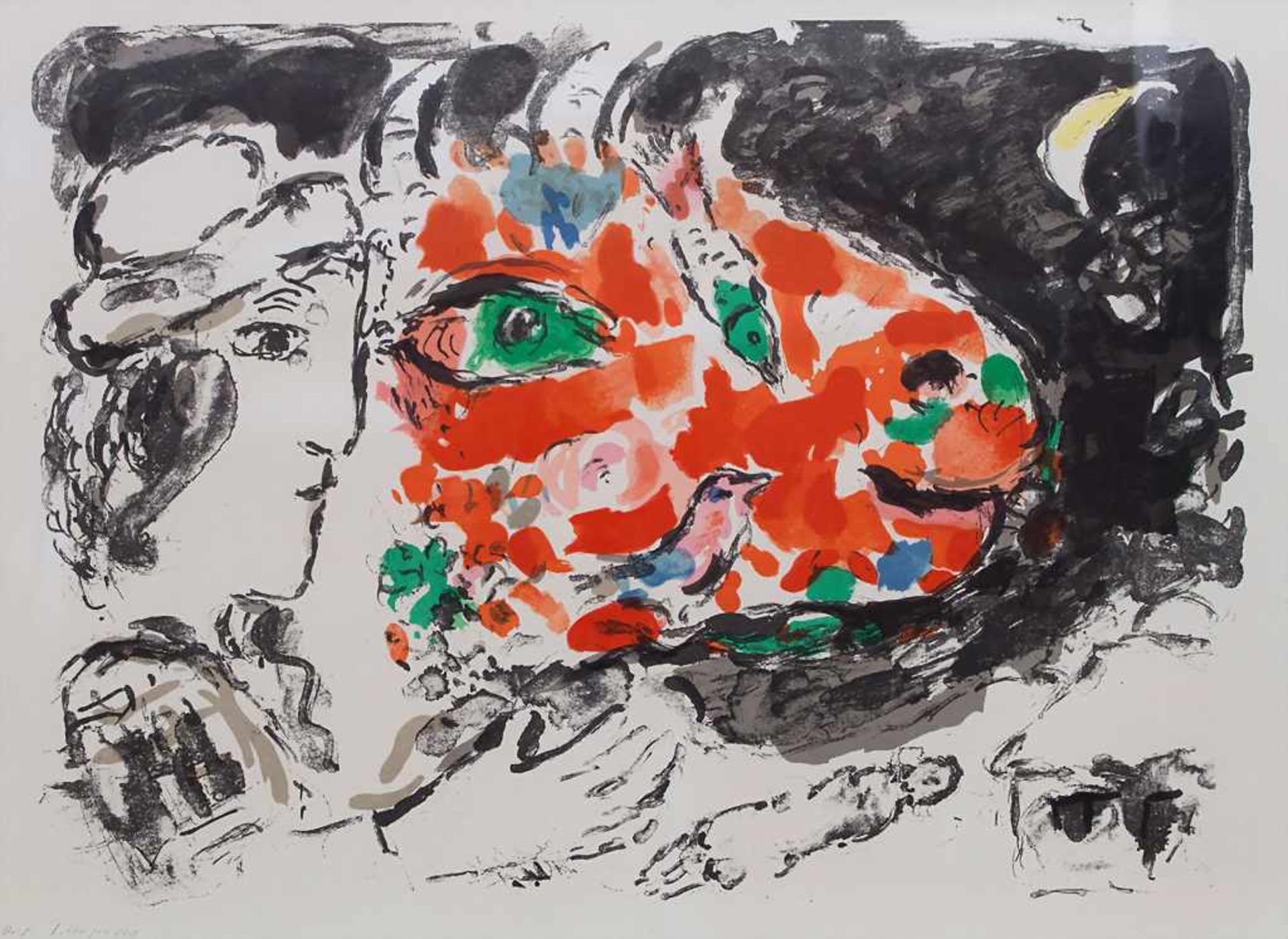 Marc Chagall (1887-1985), 'Après L`Hiver', 1972Technik: Farblithografie im Passpartout hinter Glas