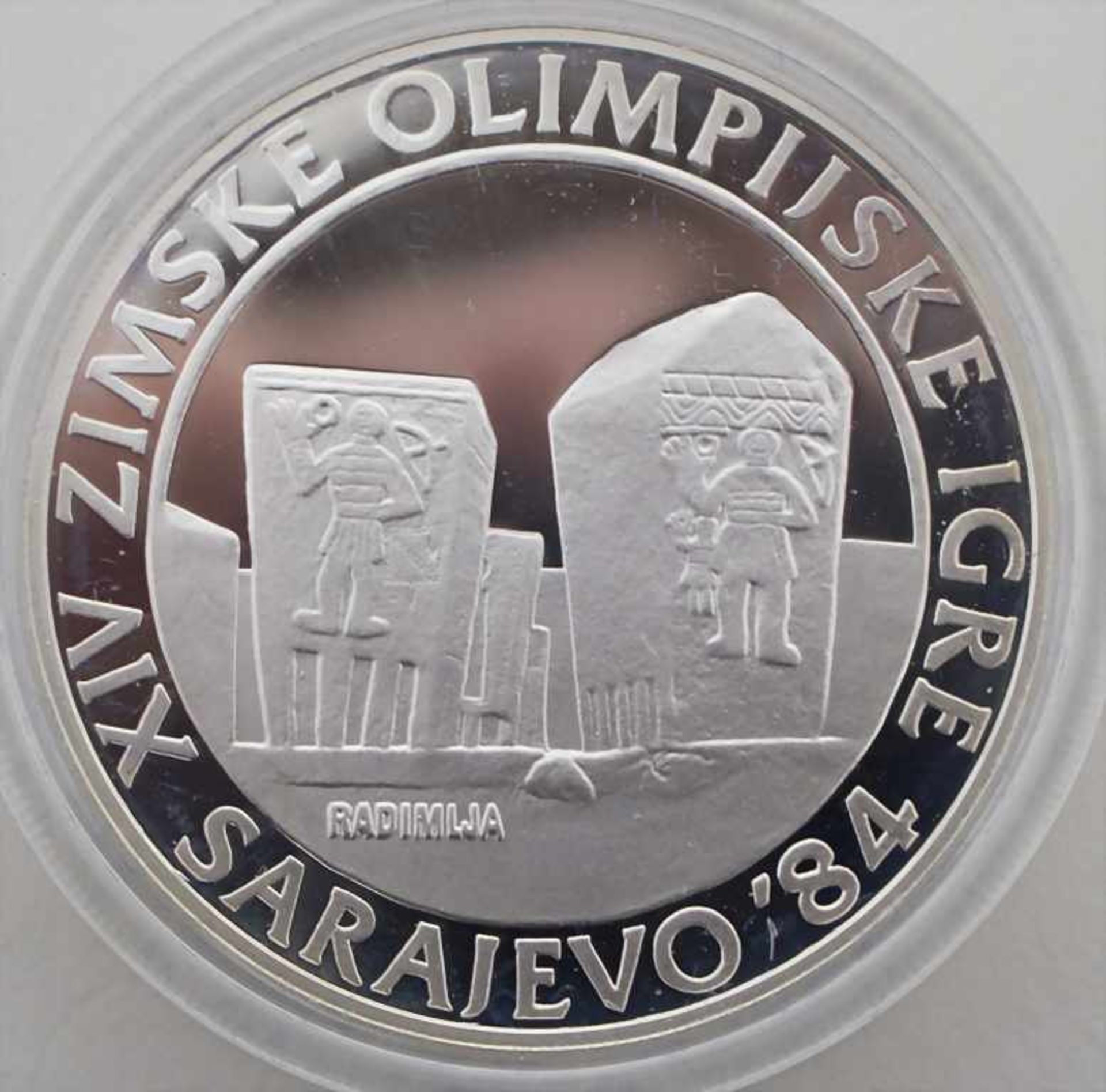 Gedenkmünzen Jugoslawien 'Olympiade Sarajevo 1984' / Silver coins Yugoslavia 'Sarajevo 1984 - Bild 4 aus 7