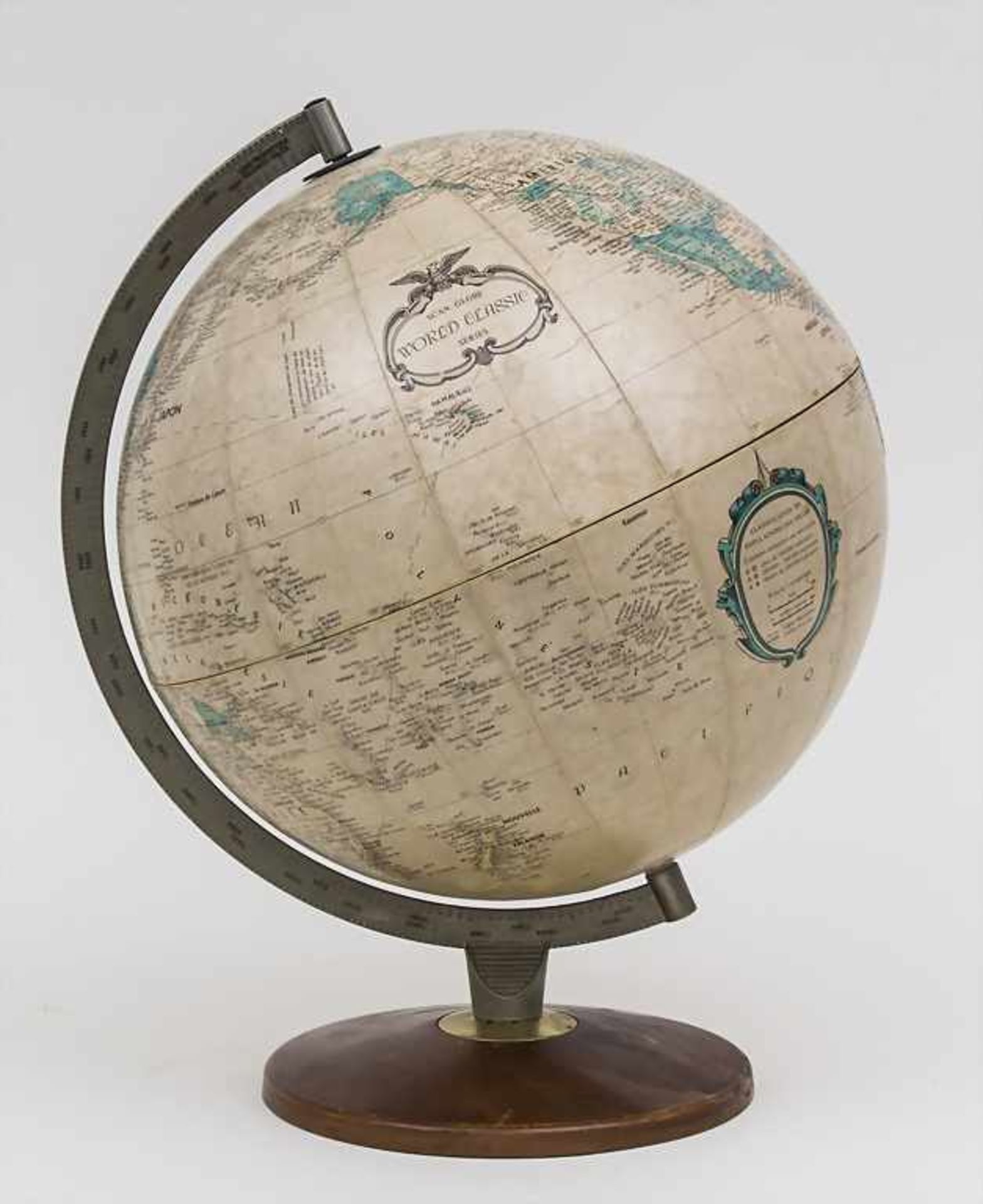 Tisch-Globus / A Scan-Globe 'World Classic' Series, Replogle Globes Inc., ab 1952Material: