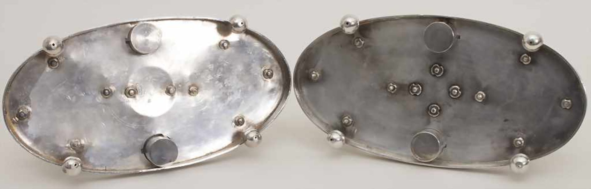 Paar Empire Menagen / A pair of Empire silver cruet stands, Jean Baptiste Claude Odiot, Paris, um - Bild 7 aus 12