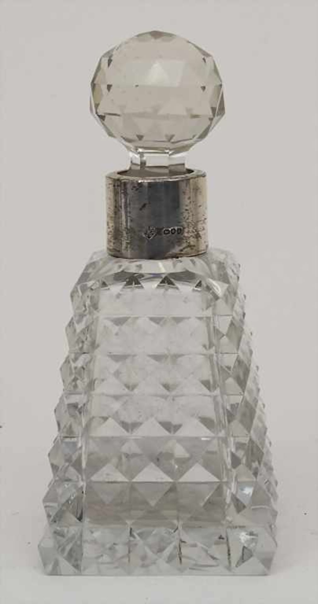 Likörkaraffe mit Silbermontur / A liqueur carafe with silver mount, Barnard & Sons, London, - Bild 2 aus 3