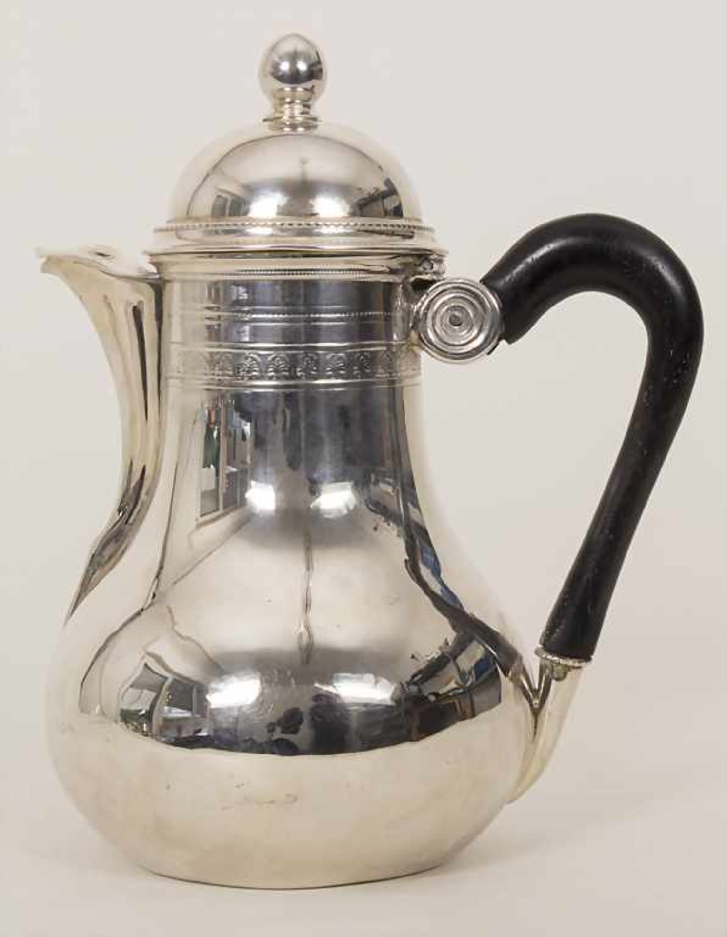 Empire Teekanne / A silver tea pot, wohl Gent / Gand, 19. Jh.Material: Silber 812/1000,Punzierung: