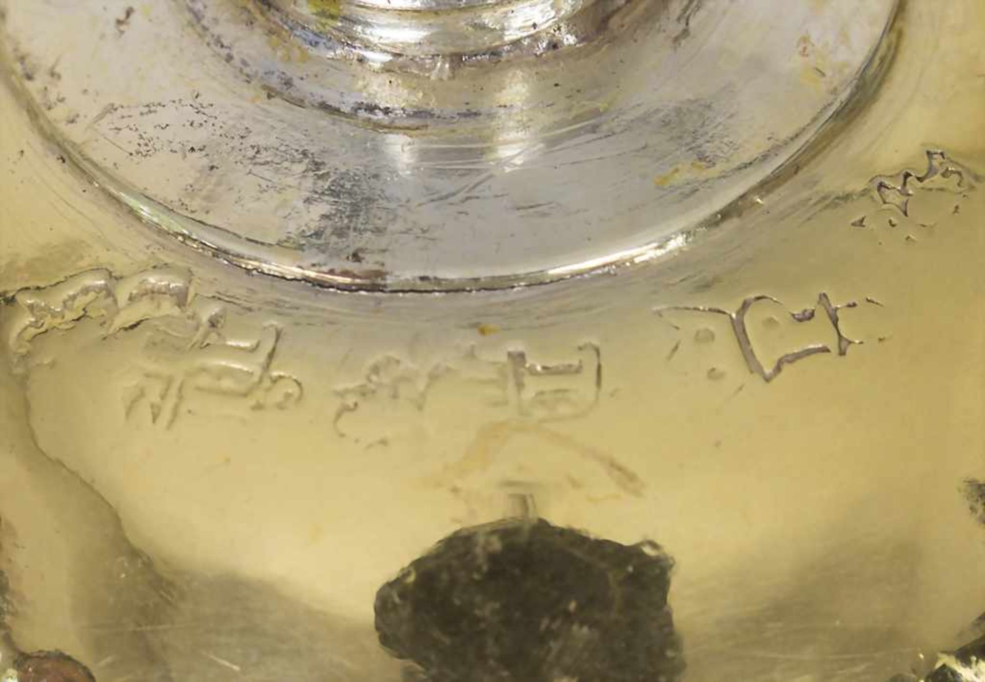 Messkelch / A silver chalice, Jean-Larget, Sedan 18. Jh.Material: Silber 950, Kuppa vergoldet, - Bild 5 aus 5