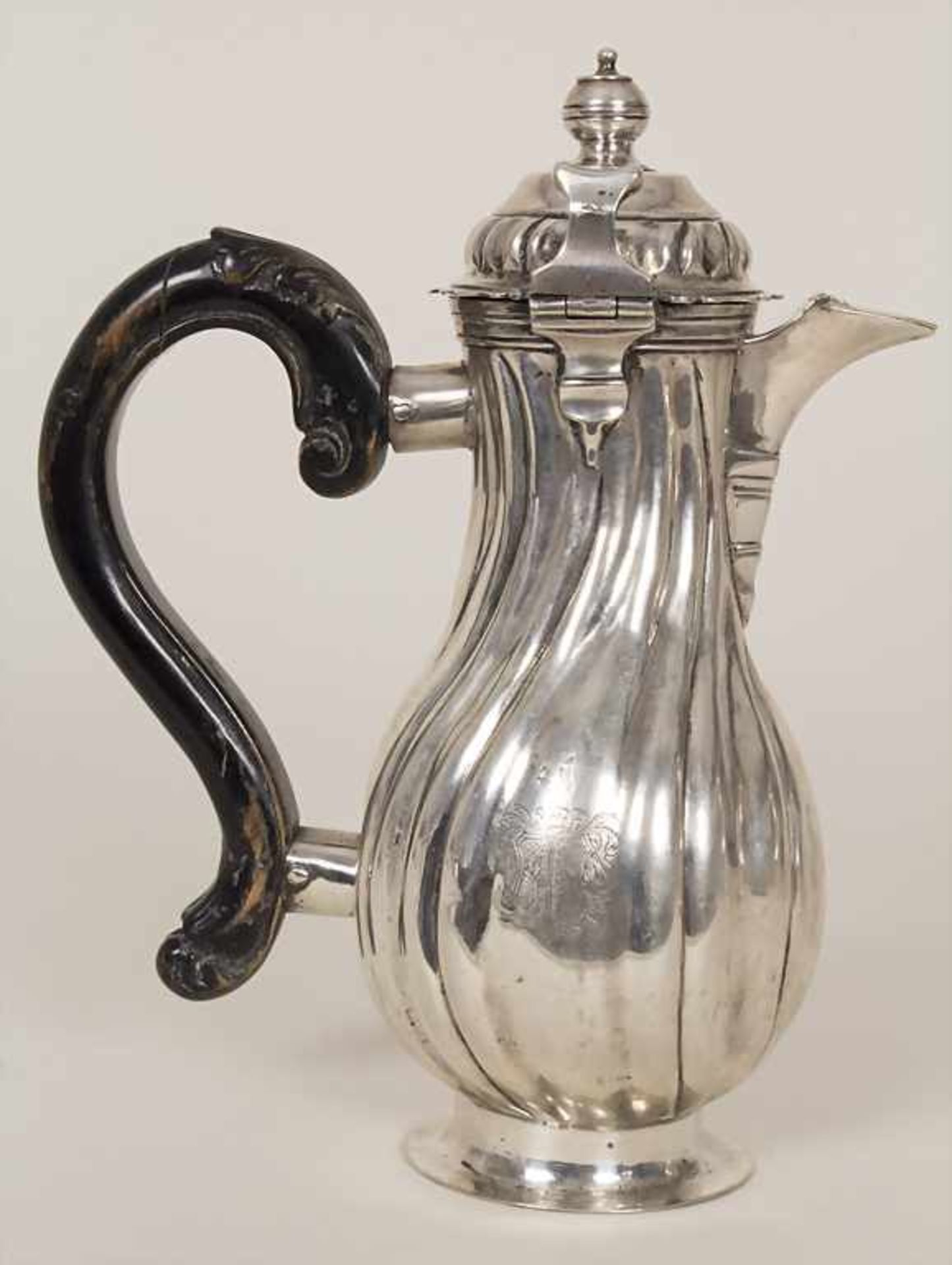 Barock Kaffeekanne / A silver Baroque coffee pot, Joseph Laboullays, Pont a Mousson (Lorraine),