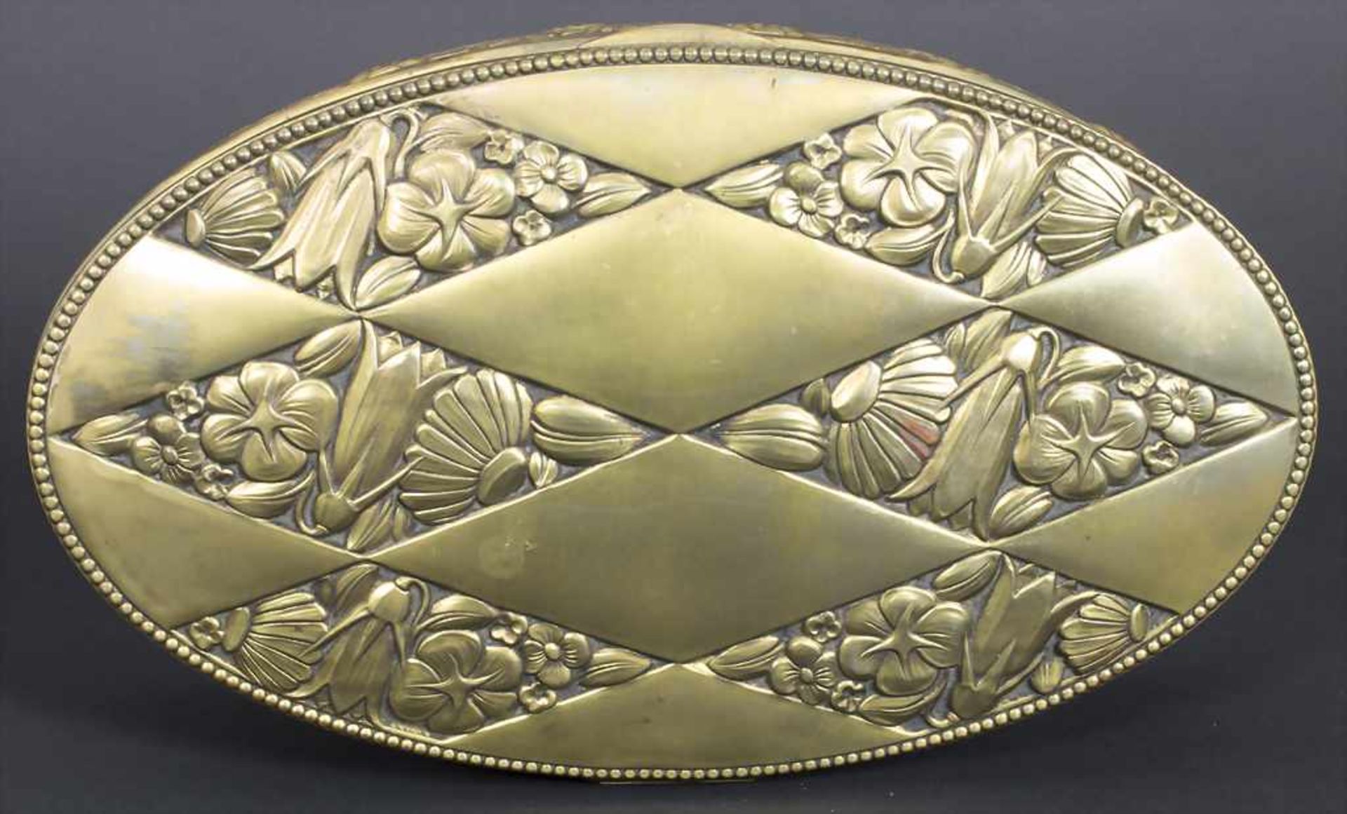 Jugendstil Deckeldose / An Art Nouveau lidded bowl, Erhard & Söhne, Schwäbisch Gmünd, Entwurf wohl - Image 3 of 5