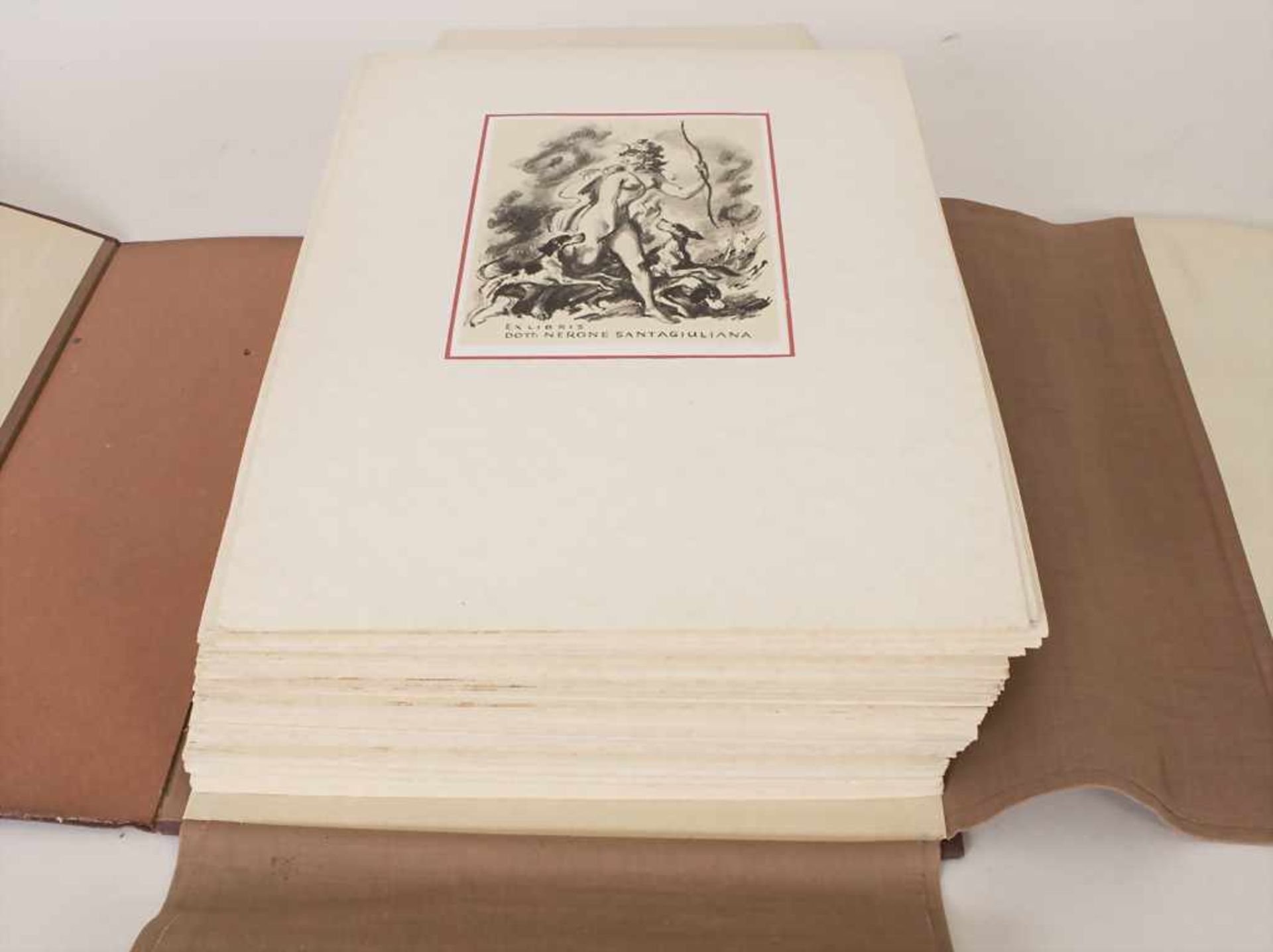 Sammlung ca. 90 Exlibris / A collection of ca. 90 Exlibris, Tschechien, 1960er JahreDarunter die