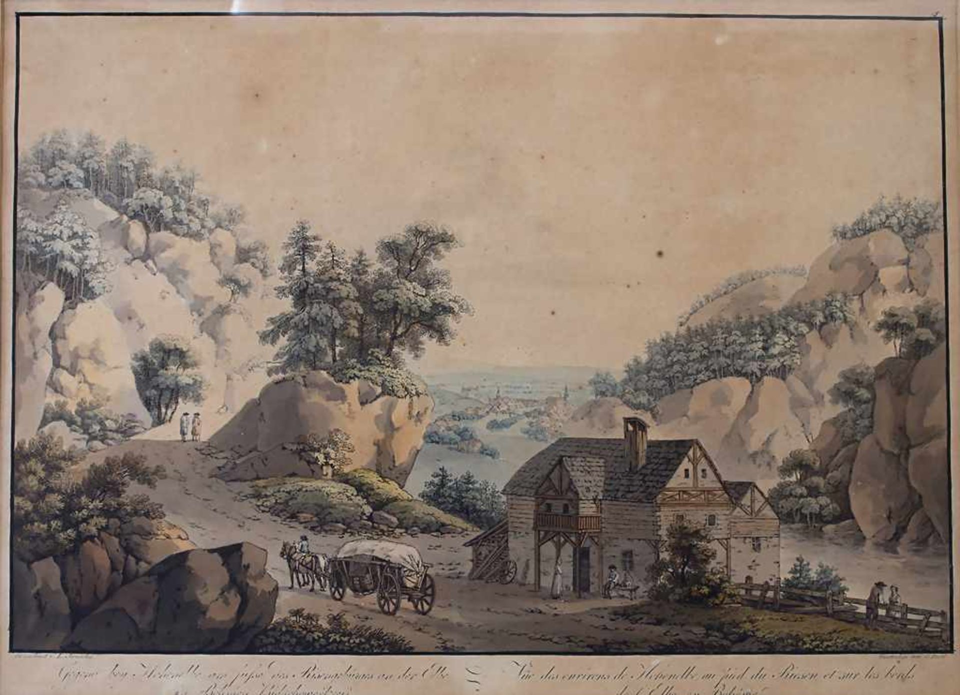 Karel Postl (1769/74-1818), 'Gegend bey Hohenelbe am Fuße des Riesengebirges'Nach einer Zeichnung