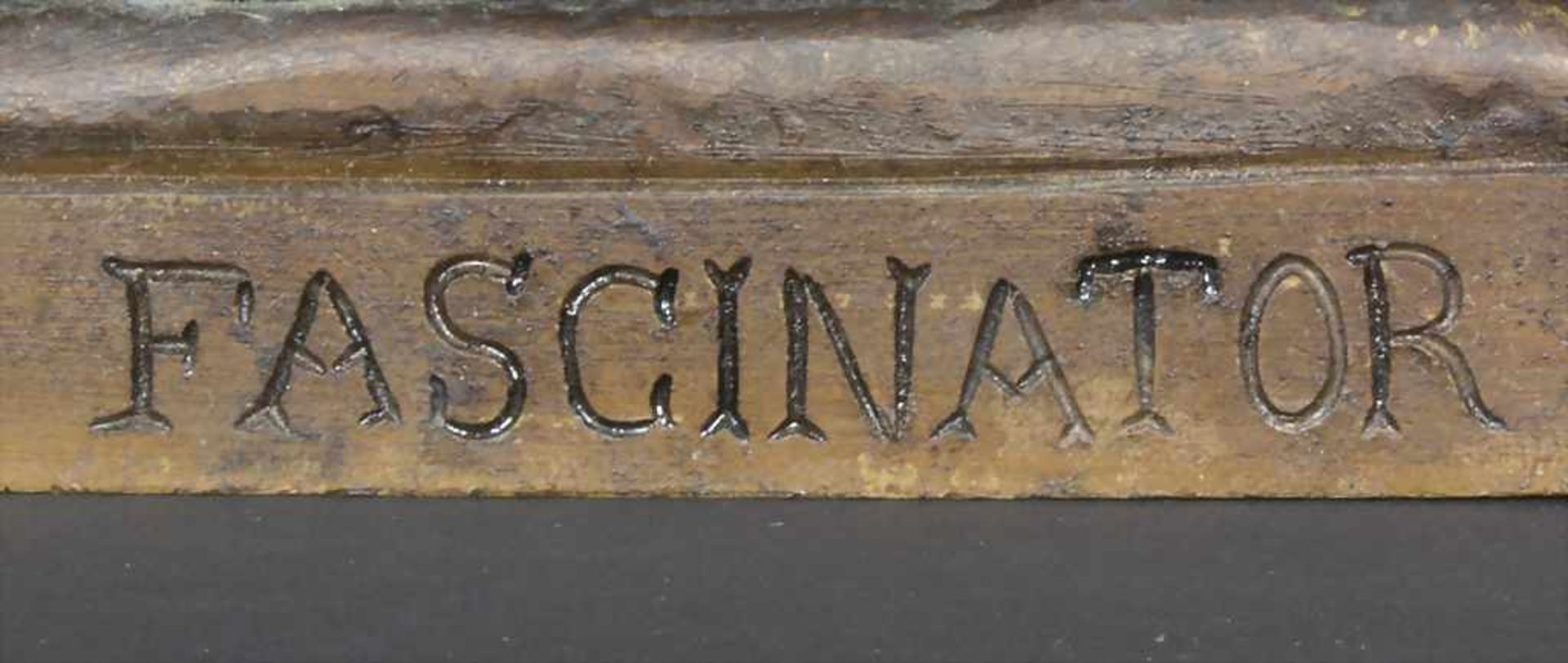 Eugene Marioton (1854-1933), Schlangenbändiger, "FASCINATOR"Material/Technik: Bronze, braun - Bild 7 aus 8