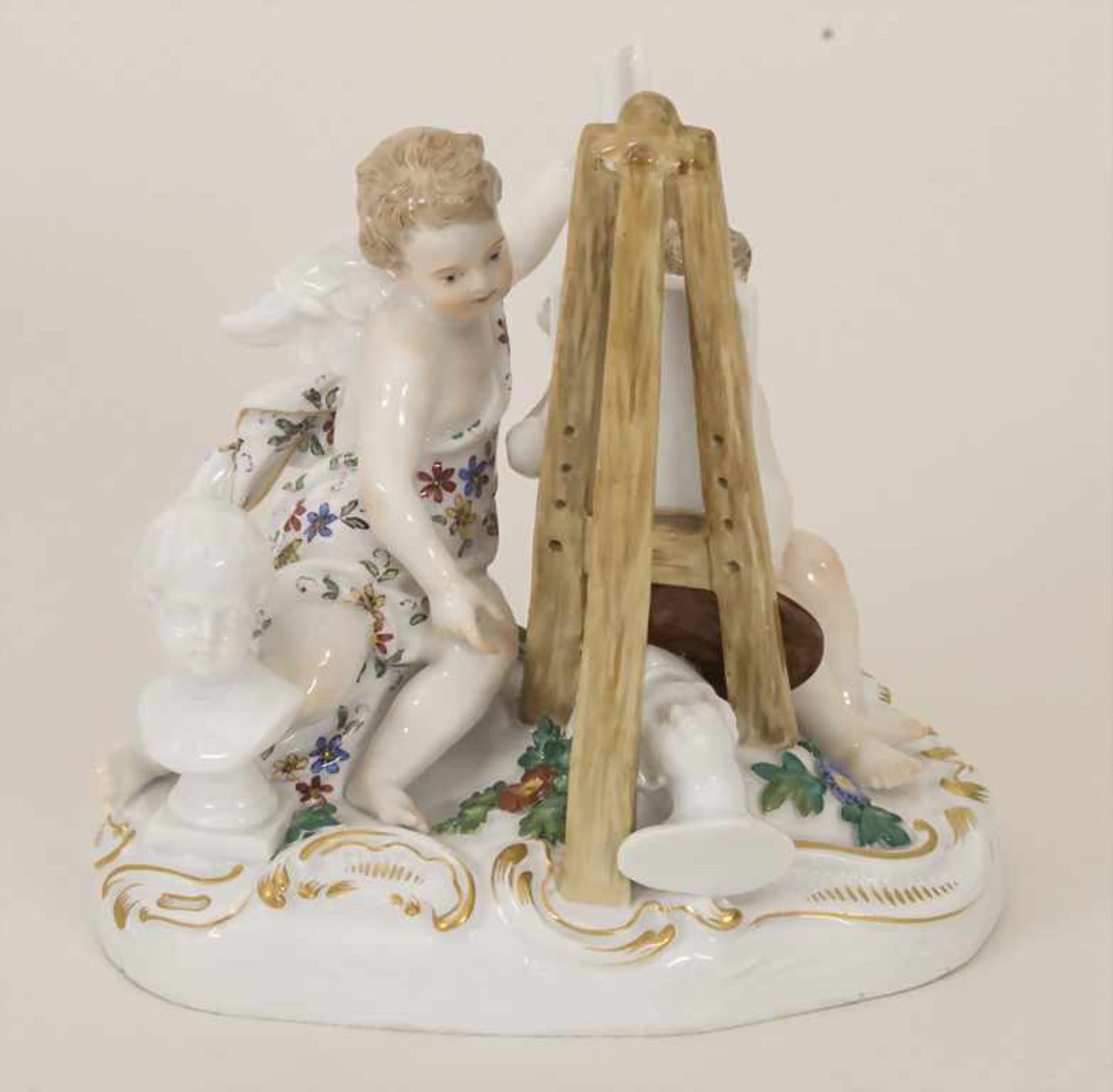 Allegorie auf die bildenden Künste / A figural group 'The Allegory of the fine Arts', Meissen, Mitte - Bild 2 aus 7