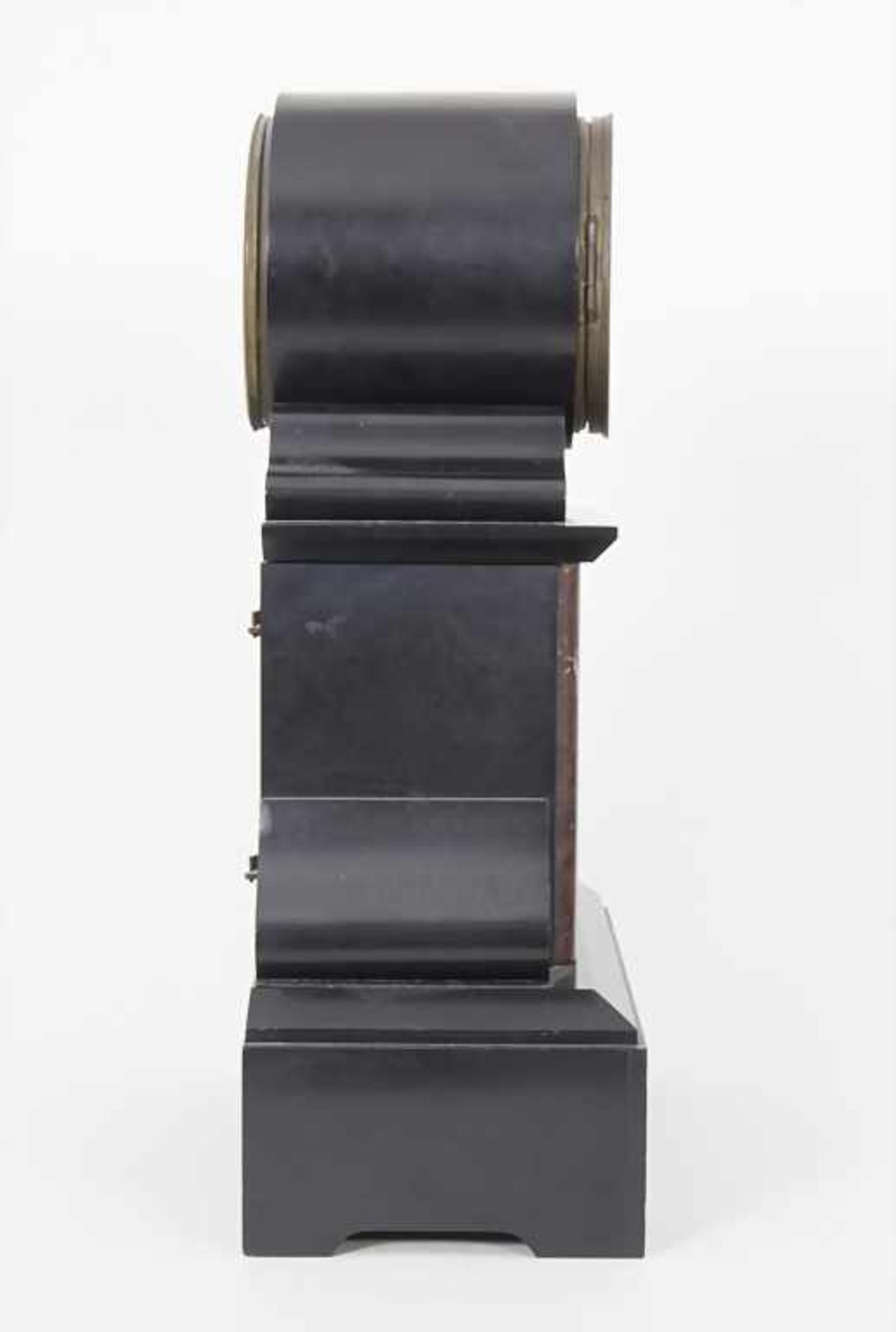 Kaminuhr, A table clock, Frankreich um 1900Gehäuse: Marmor in unt. Farben,Uhrwerk: - Bild 3 aus 8