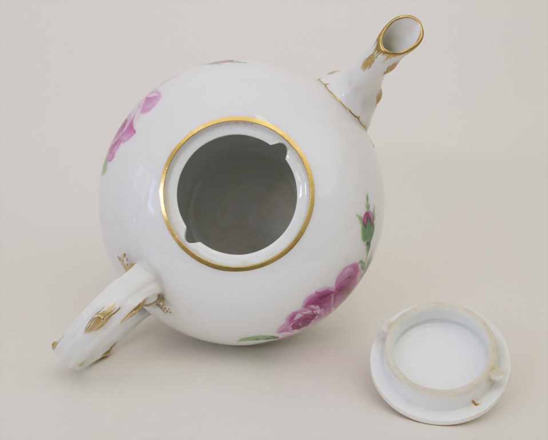 Egoist-Teeset / A tea set, Meissen, um 1924-34Set: bestehend aus einer Kanne, Zuckerdose, - Image 4 of 6