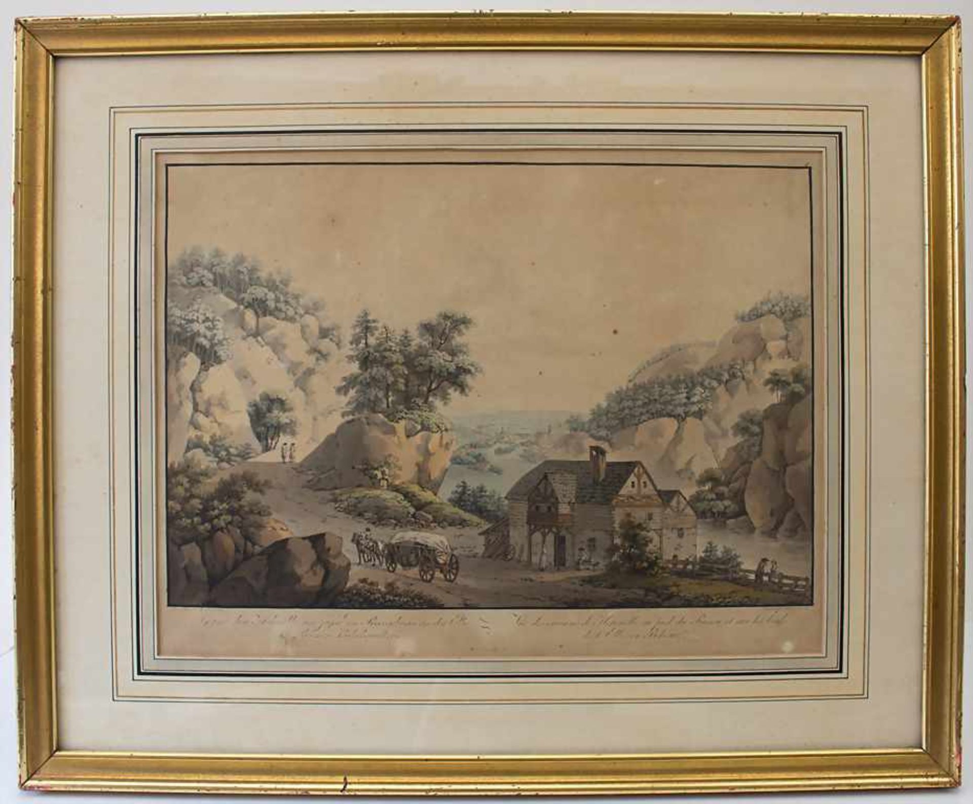 Karel Postl (1769/74-1818), 'Gegend bey Hohenelbe am Fuße des Riesengebirges'Nach einer Zeichnung - Image 2 of 4