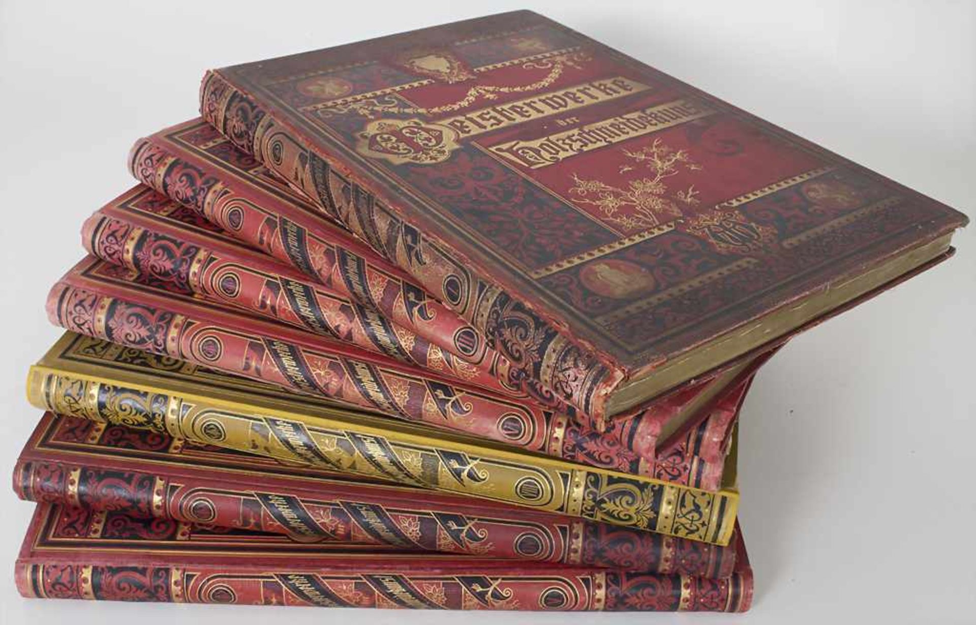 7 Bände 'Meisterwerke der Holzschneidekunst' / A set of 7 volumes of 'Meisterwerke der