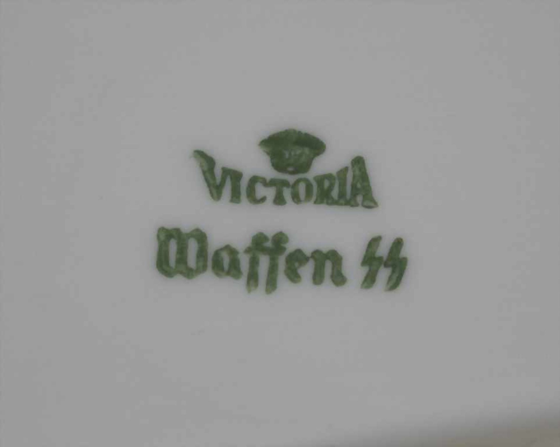 Kantinengeschirr der Waffen-SS / Canteenware of the Wafen-SS, 3. ReichMaterial: Weißporzellan,Marke: