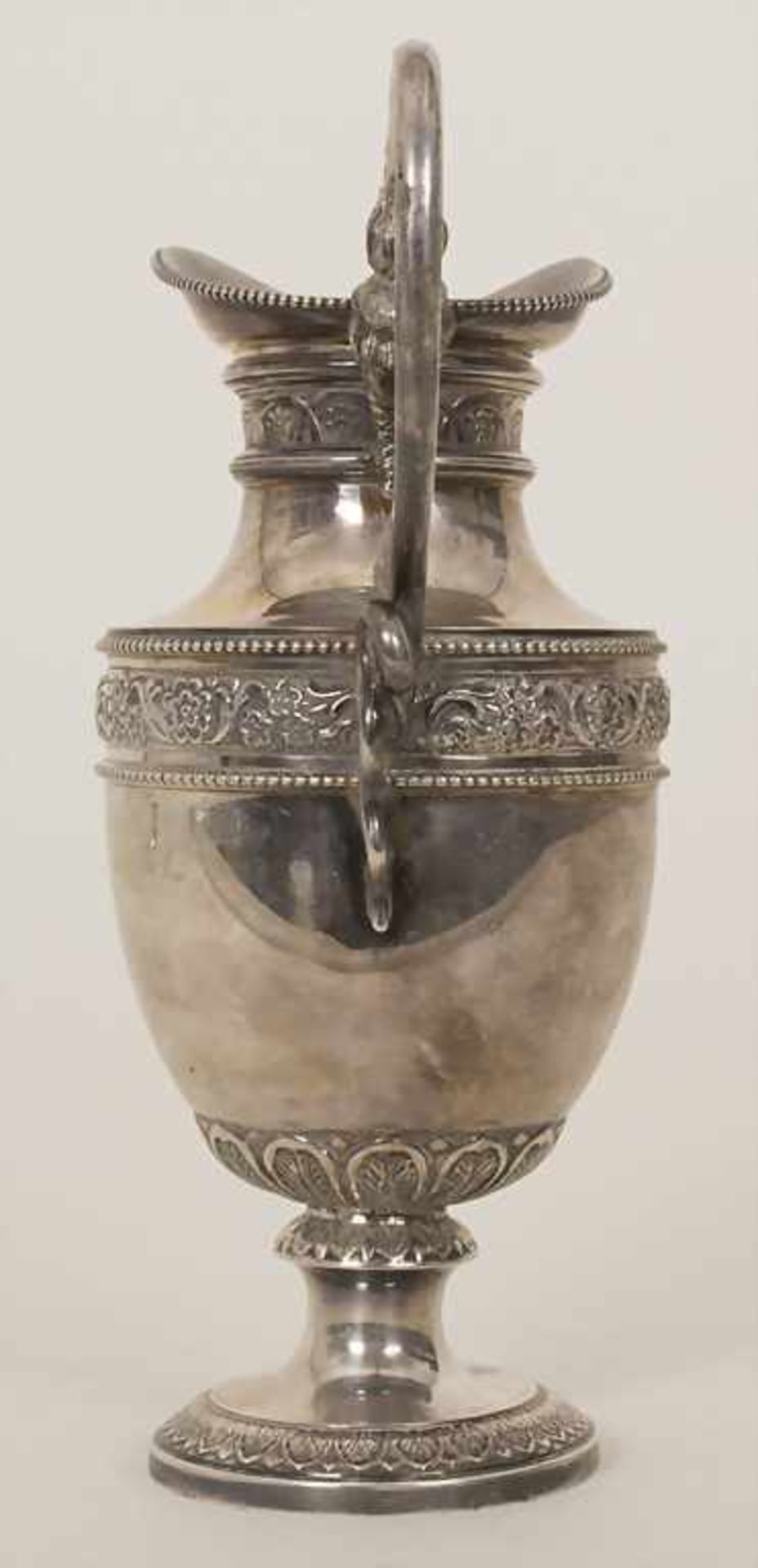 Weinkrug / A silver vine jug, Brüssel / Brussels, um 1920Material: Silber 835/1000,Punzierung: A - Image 4 of 8