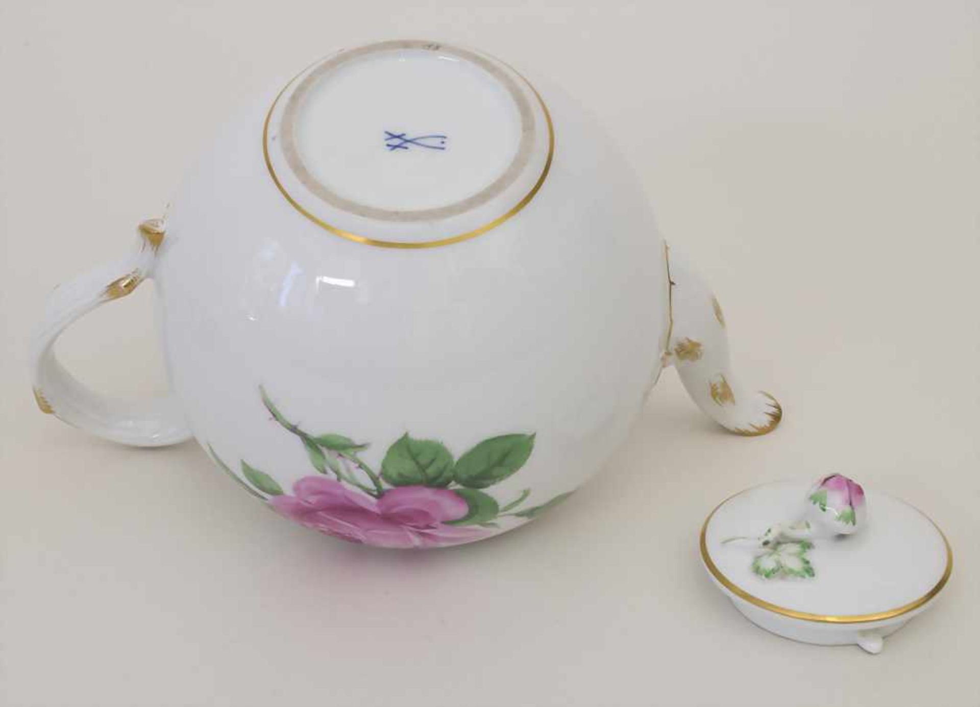 Egoist-Teeset / A tea set, Meissen, um 1924-34Set: bestehend aus einer Kanne, Zuckerdose, - Bild 5 aus 6