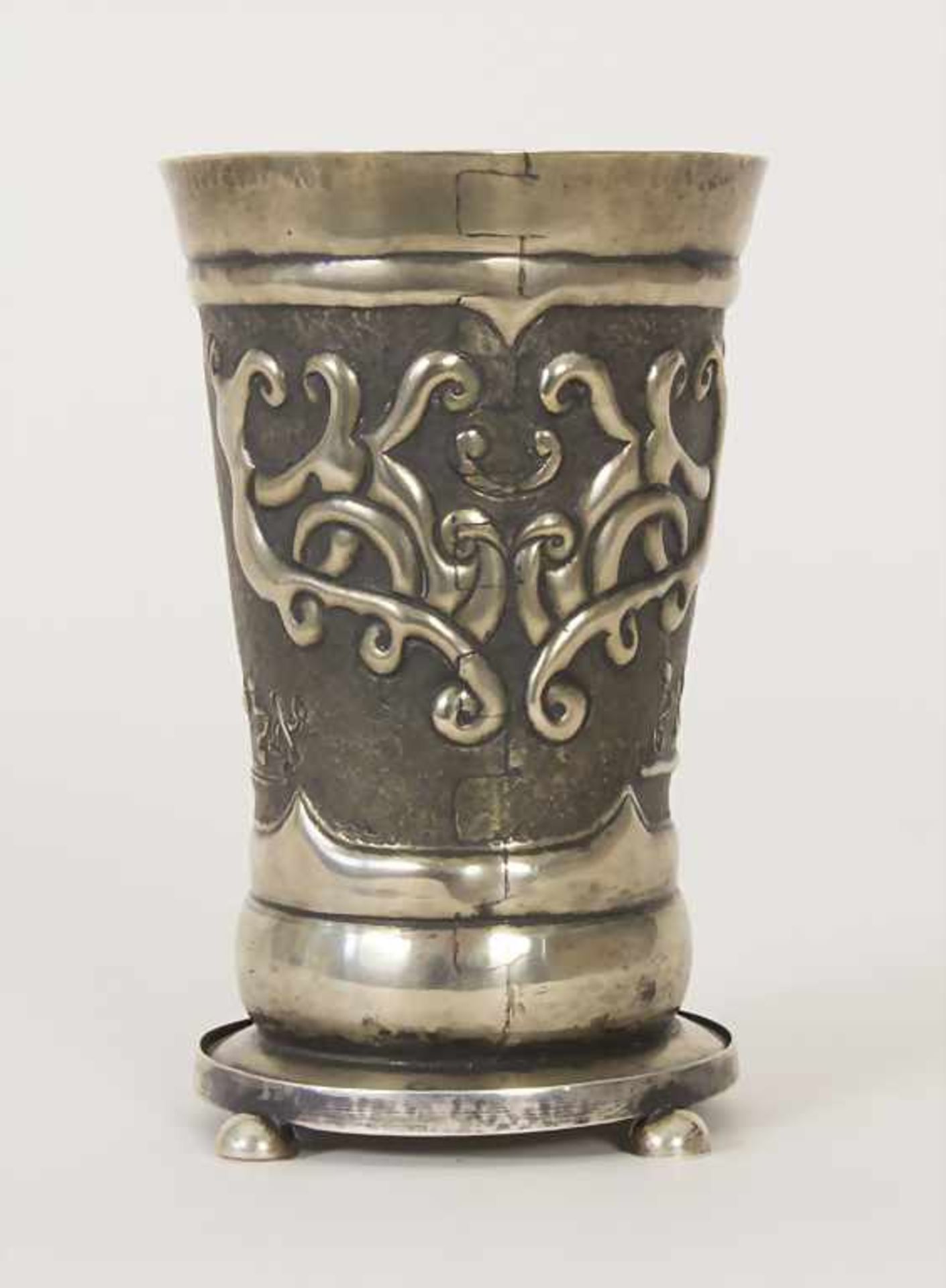 Kiddusch Becher / A silver Kiddush silver cup, Wien / Vienna, 1836Material: Silber 13 Lot, - Bild 3 aus 9