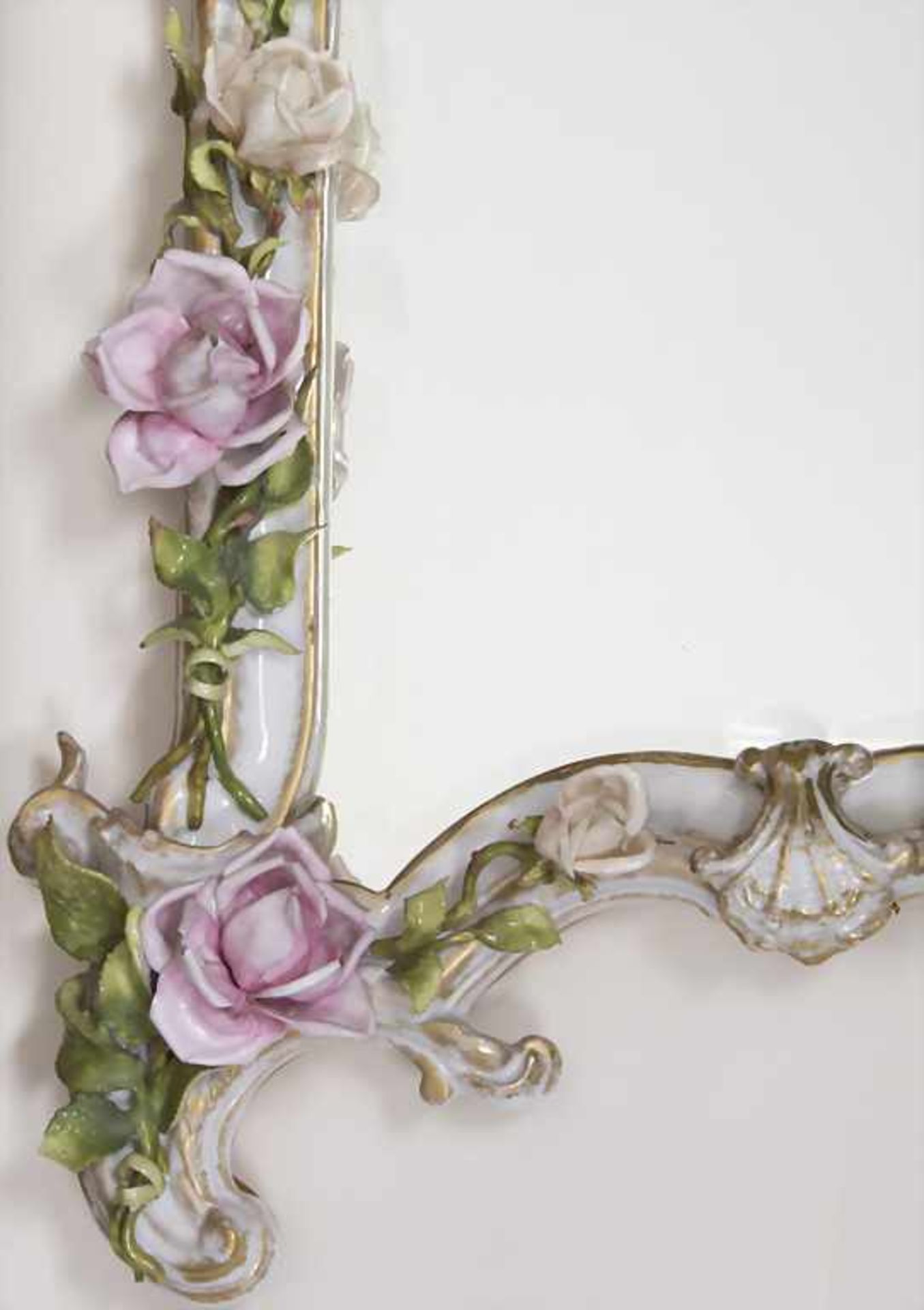 Wandspiegel mit Allegorie 'Flora' / A mirror with allegory 'Flora', wohl Frankreich, um - Image 5 of 12