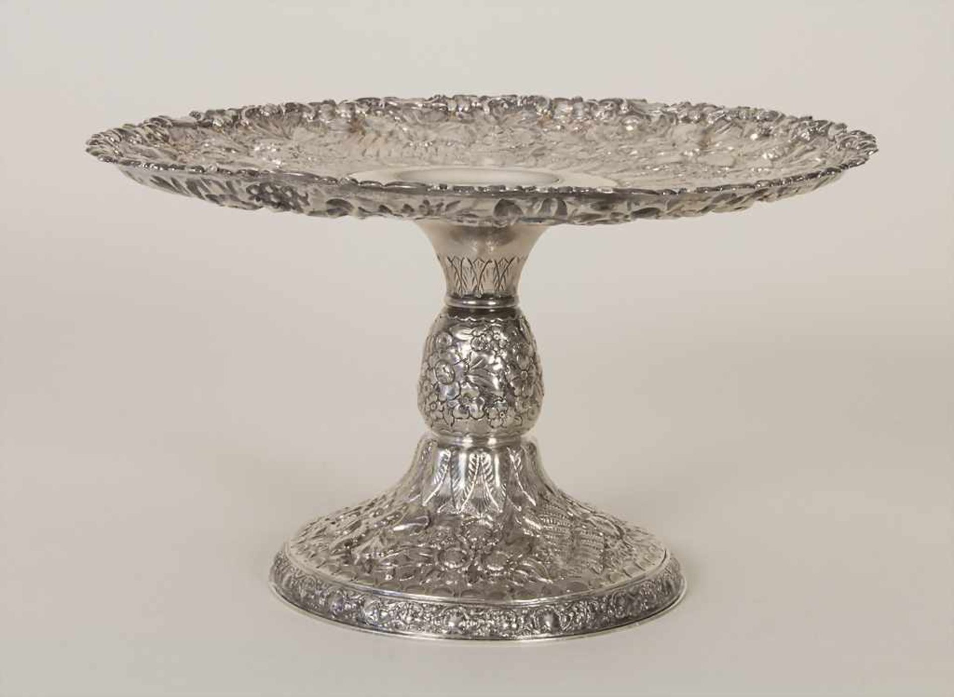 Obstschale / Fußschale / A silver footed fruit dish, Tiffany & Co., New York, 20. Jh.Material: - Image 2 of 9