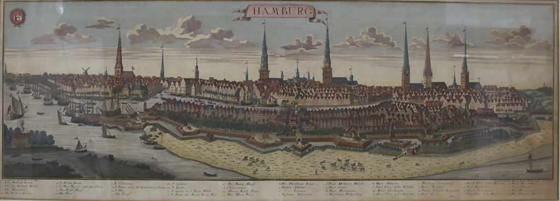 J.F. Probst (Wolff Erben), 'Historische Ansicht Hamburgs / A historic view of HamburgTechnik: