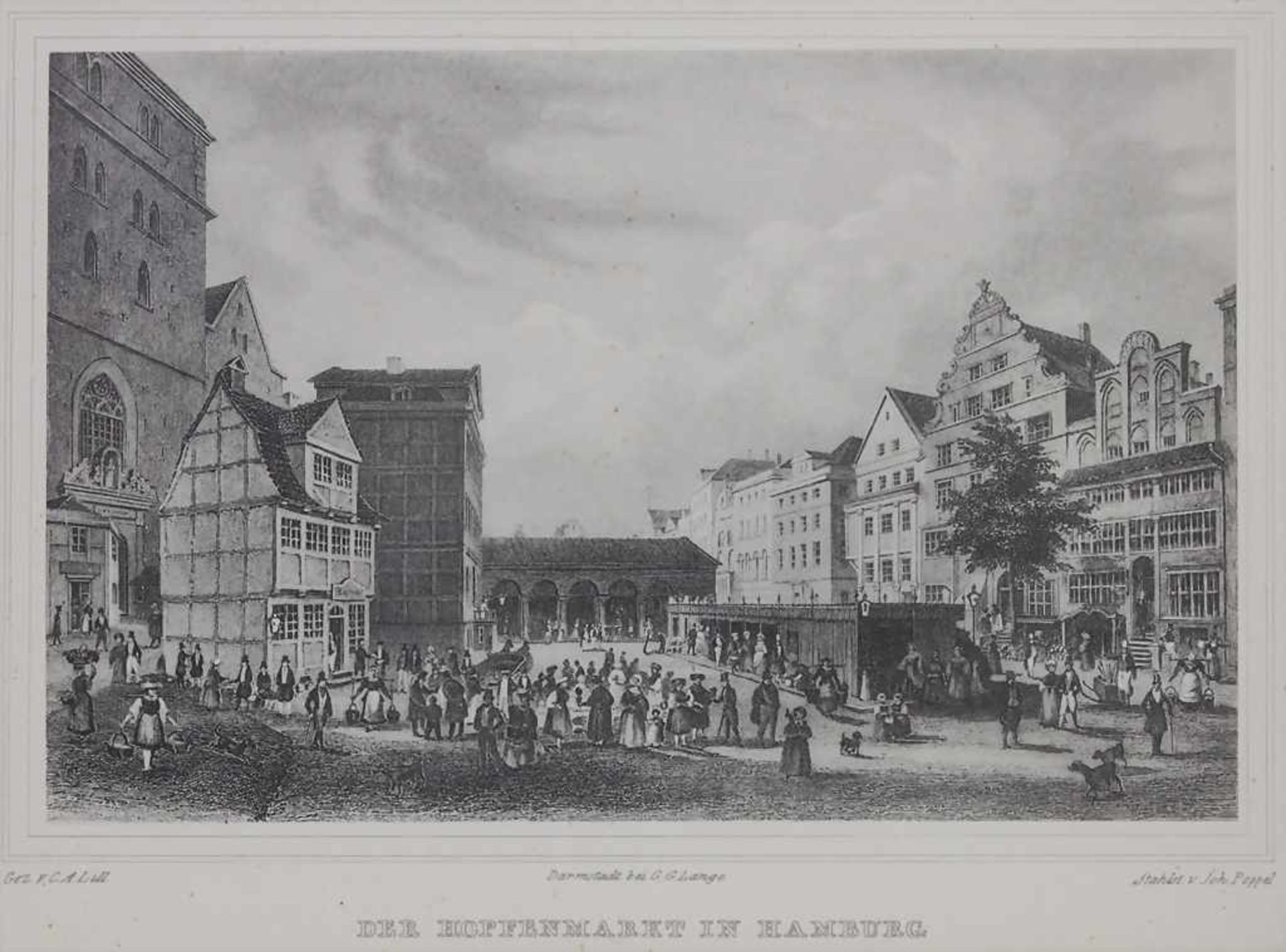 Konvolut 3 historische Ansichten Hamburgs / A set of 3 historic views of HamburgTitel: Blankenese, - Image 2 of 4