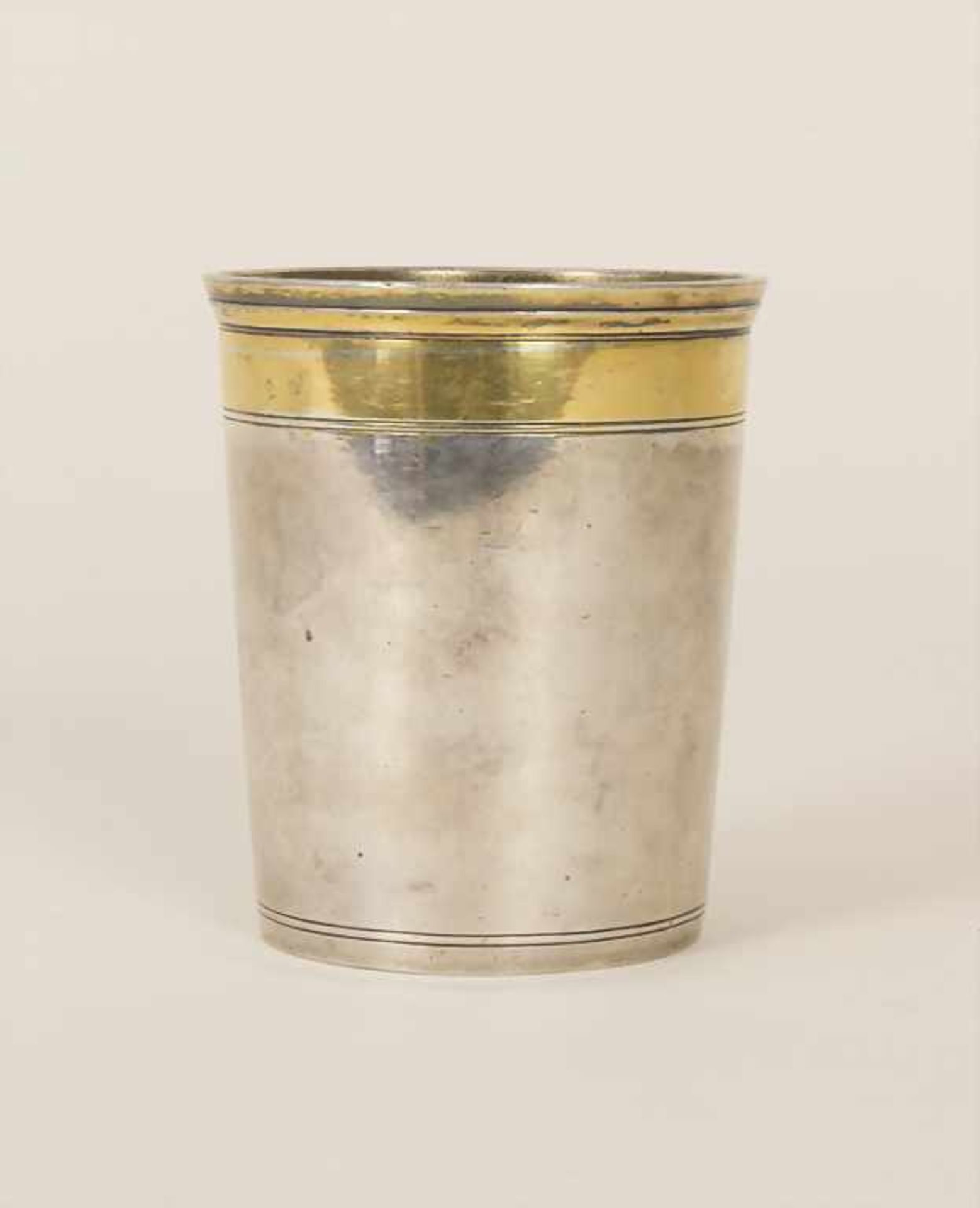 Barock Becher / A Baroque silver beaker, Müller, Berlin, um 1770Material: Silber 13 Lot, teilw.