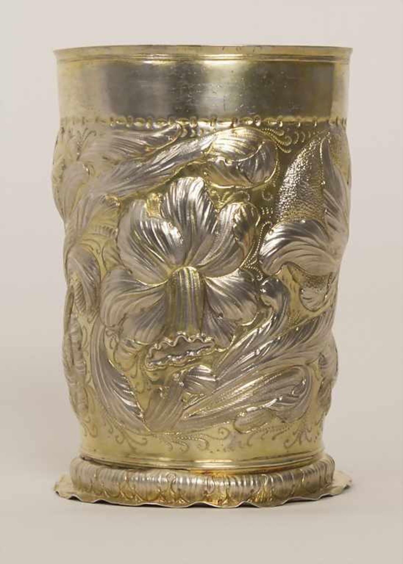 Großer schlesischer Prunkbecher / A large Silesian silver beaker, Christian Metze d. Ä., Ohlau, um